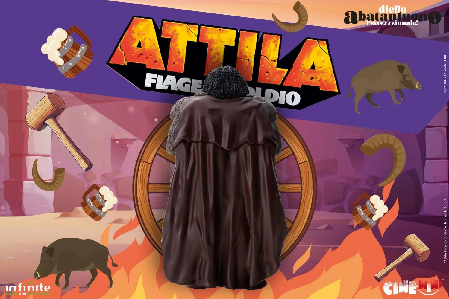 Action Figure Attila Flagello di Dio da collezione 12cm - Image 3