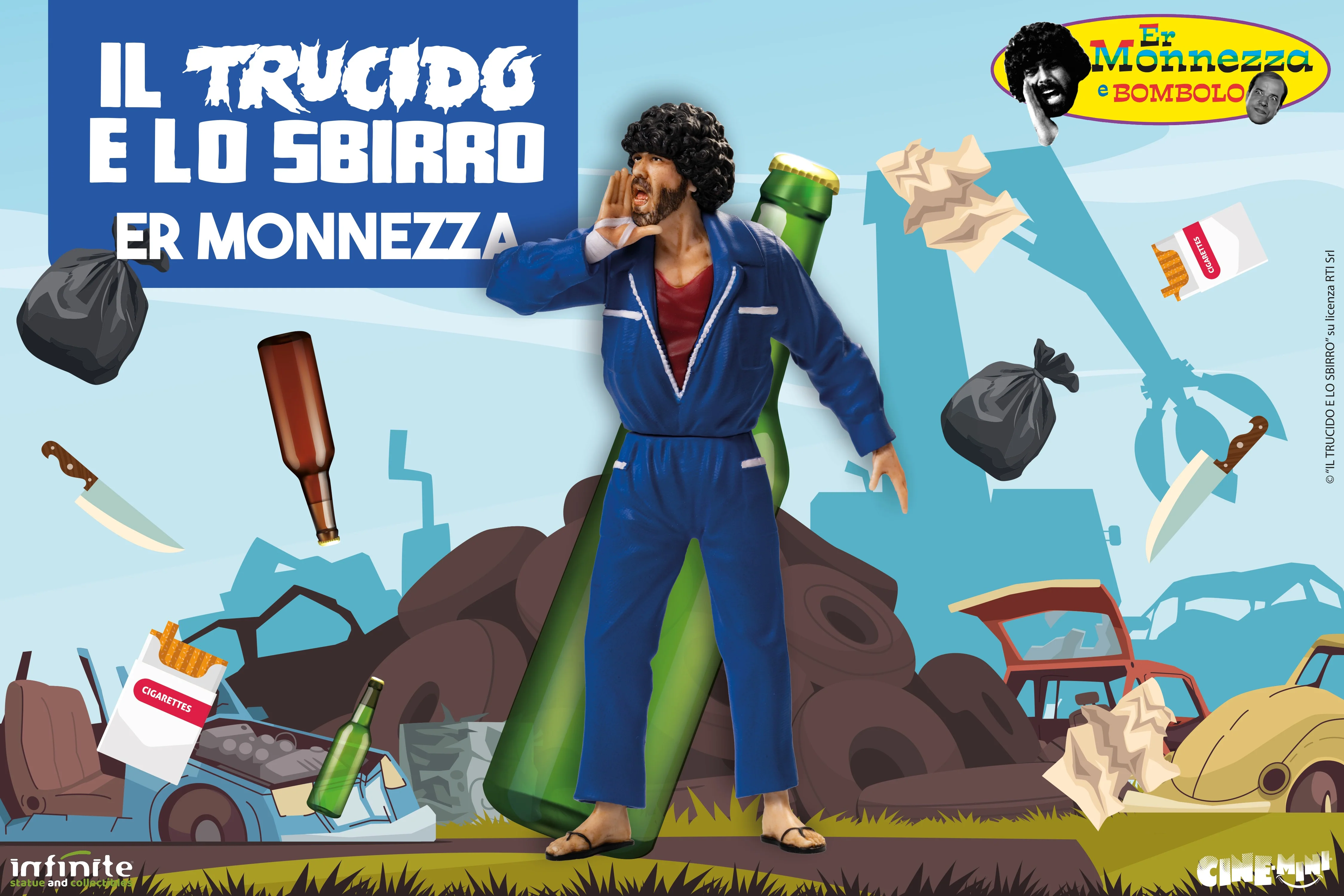 Action Figure da collezione Er Monnezza Il trucido e lo Sbirro - Image 2