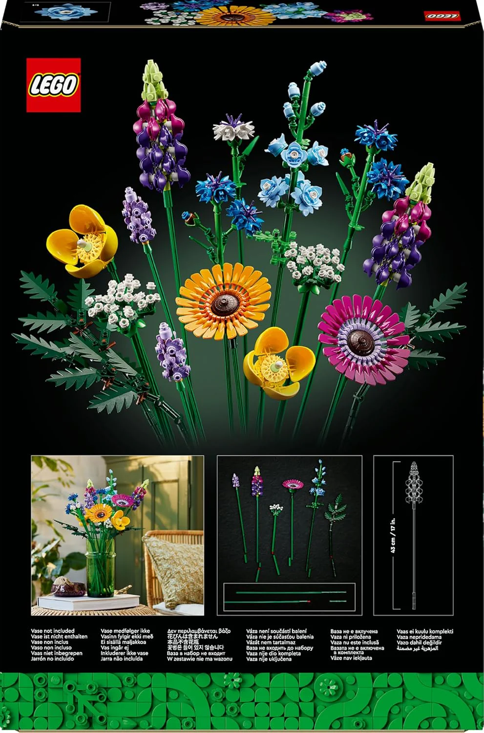 Lego Icons - Bouquet fiori selvatici 10313 - Image 5