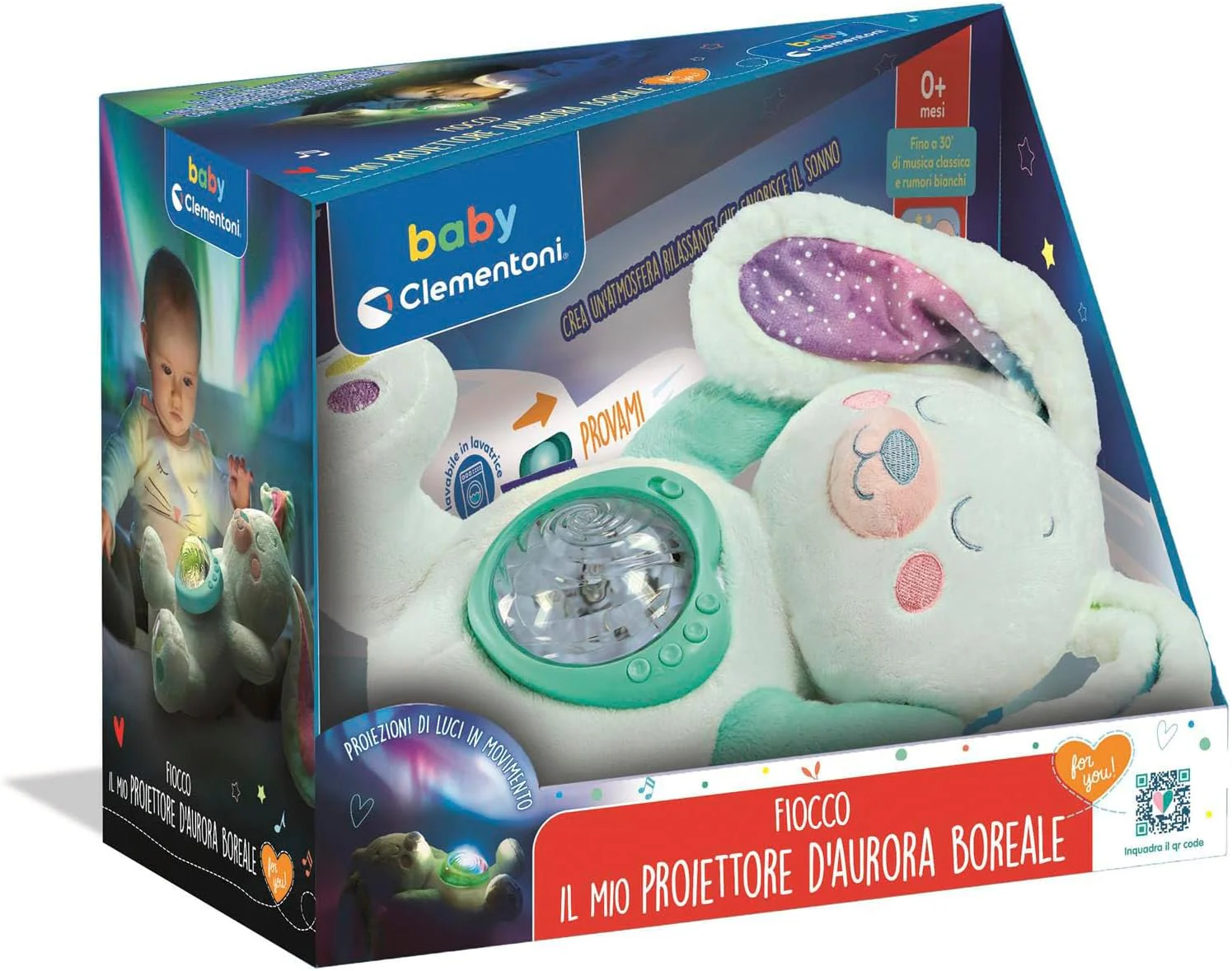 Baby Clementoni - Fiocco il Mio Proiettore d'Aurora Boreale - Image 2