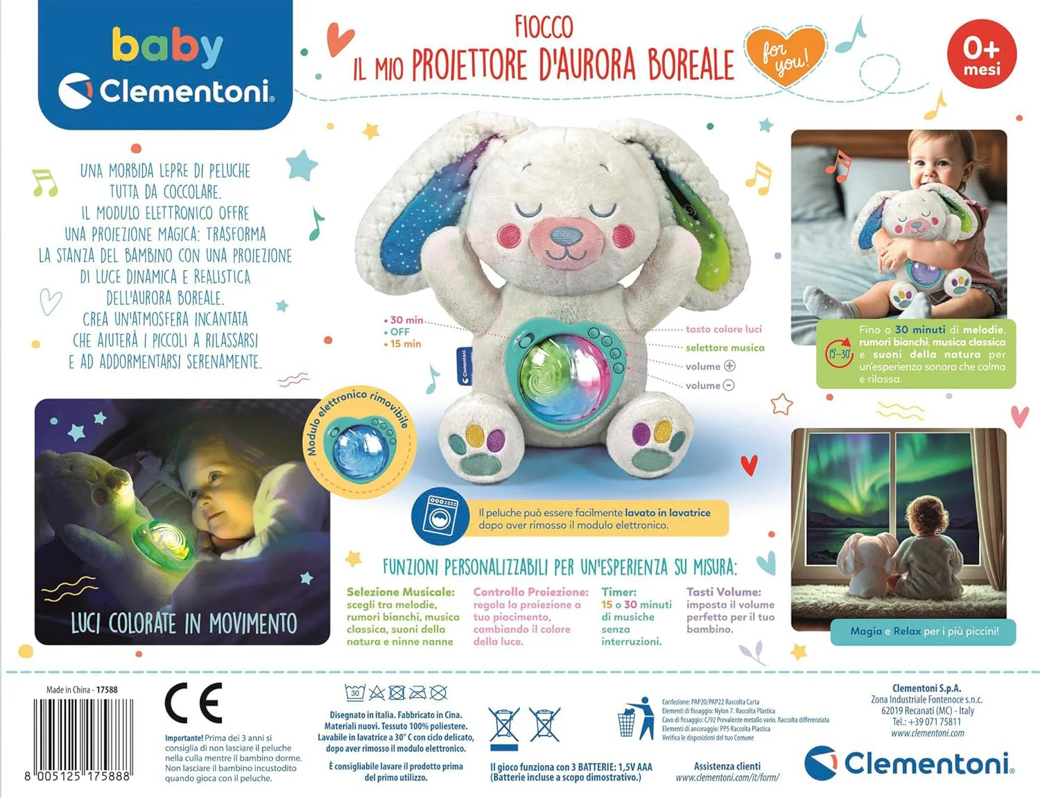 Baby Clementoni - Fiocco il Mio Proiettore d'Aurora Boreale - Image 5