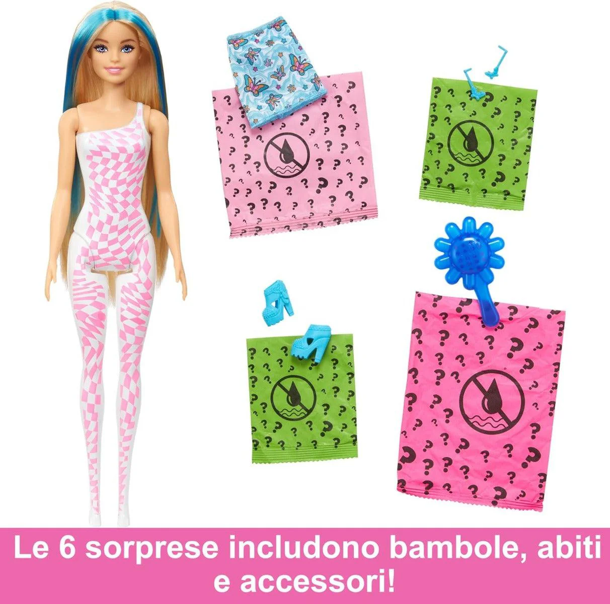 Barbie Color Reveal Multicolor Serie Arcobaleno - Image 4