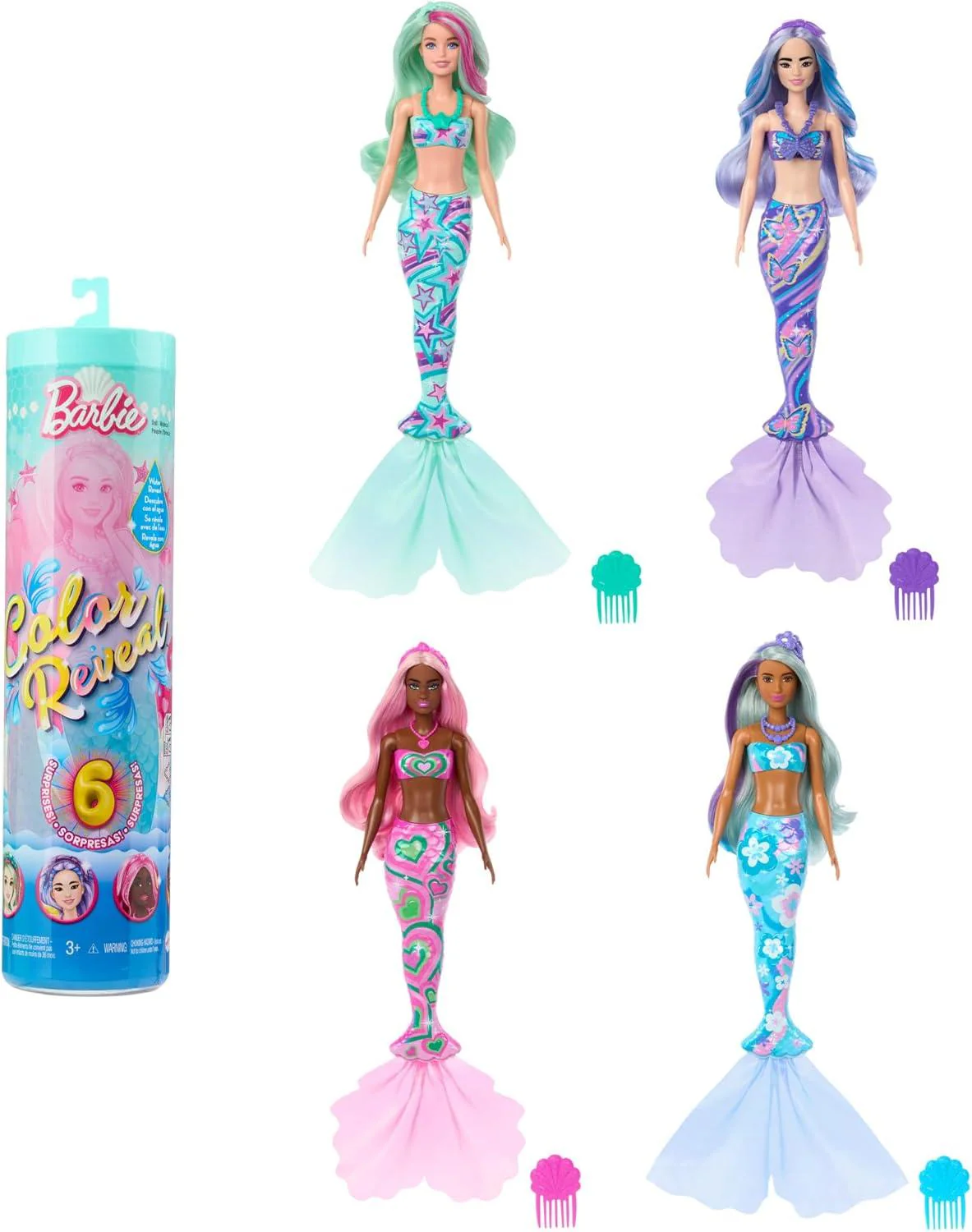 Barbie Color Reveal Serie Sirene - Image 4