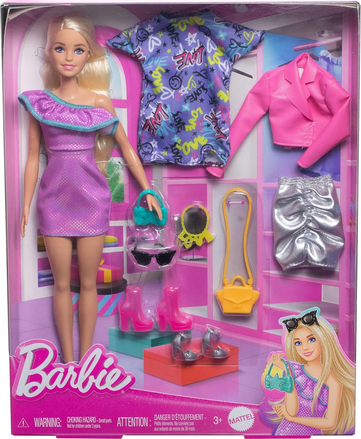 Barbie con 3 outfit completi - Image 6