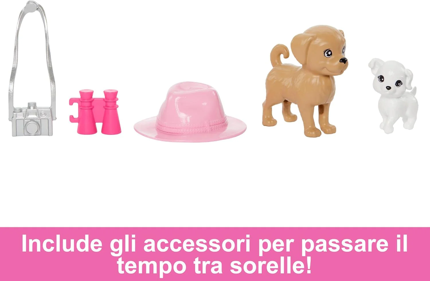Barbie e Stacie Set con abiti estivi e due cuccioli - Image 4