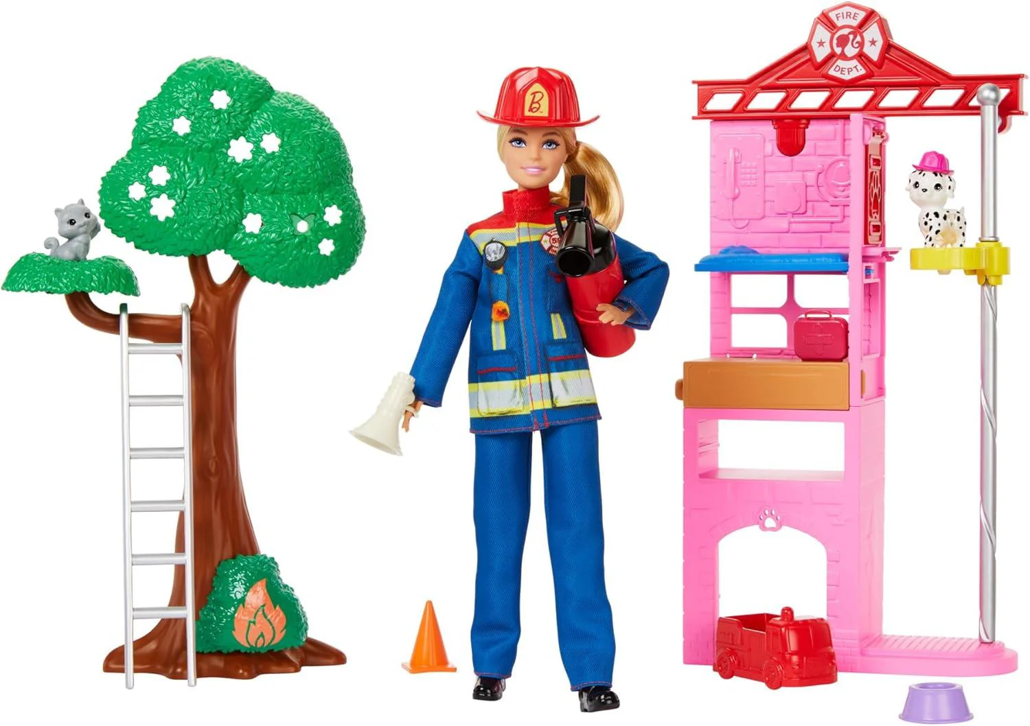 Barbie Playset Vigilessa Del Fuoco