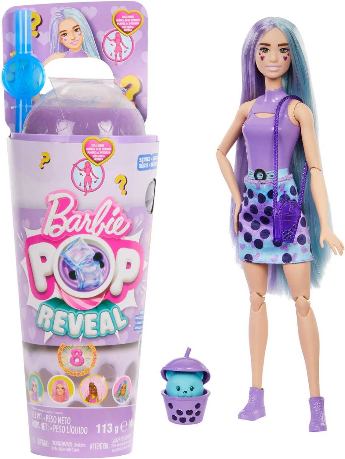 Barbie Pop Reveal Serie Bubble Tea - Image 3