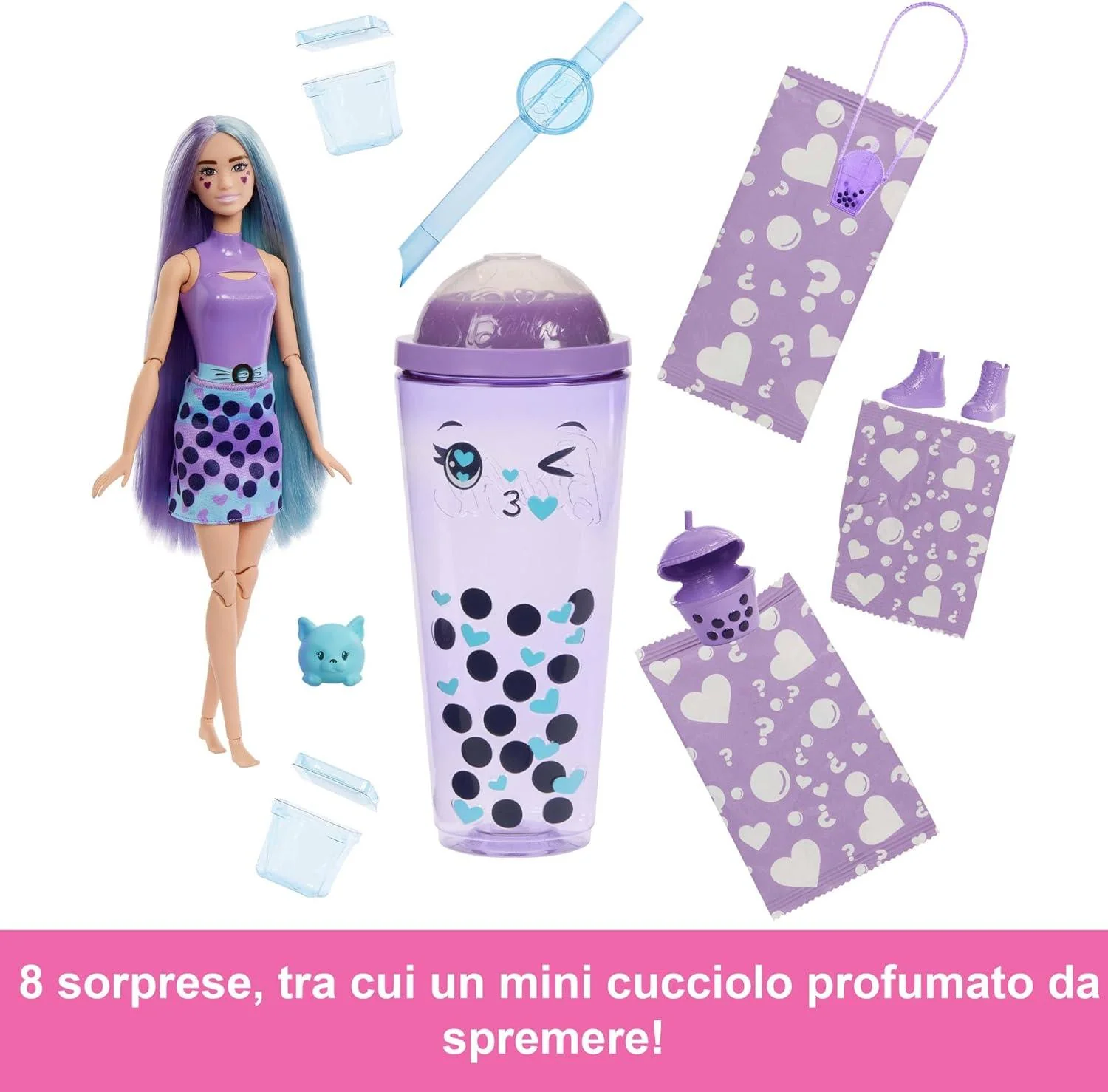 Barbie Pop Reveal Serie Bubble Tea - Image 4