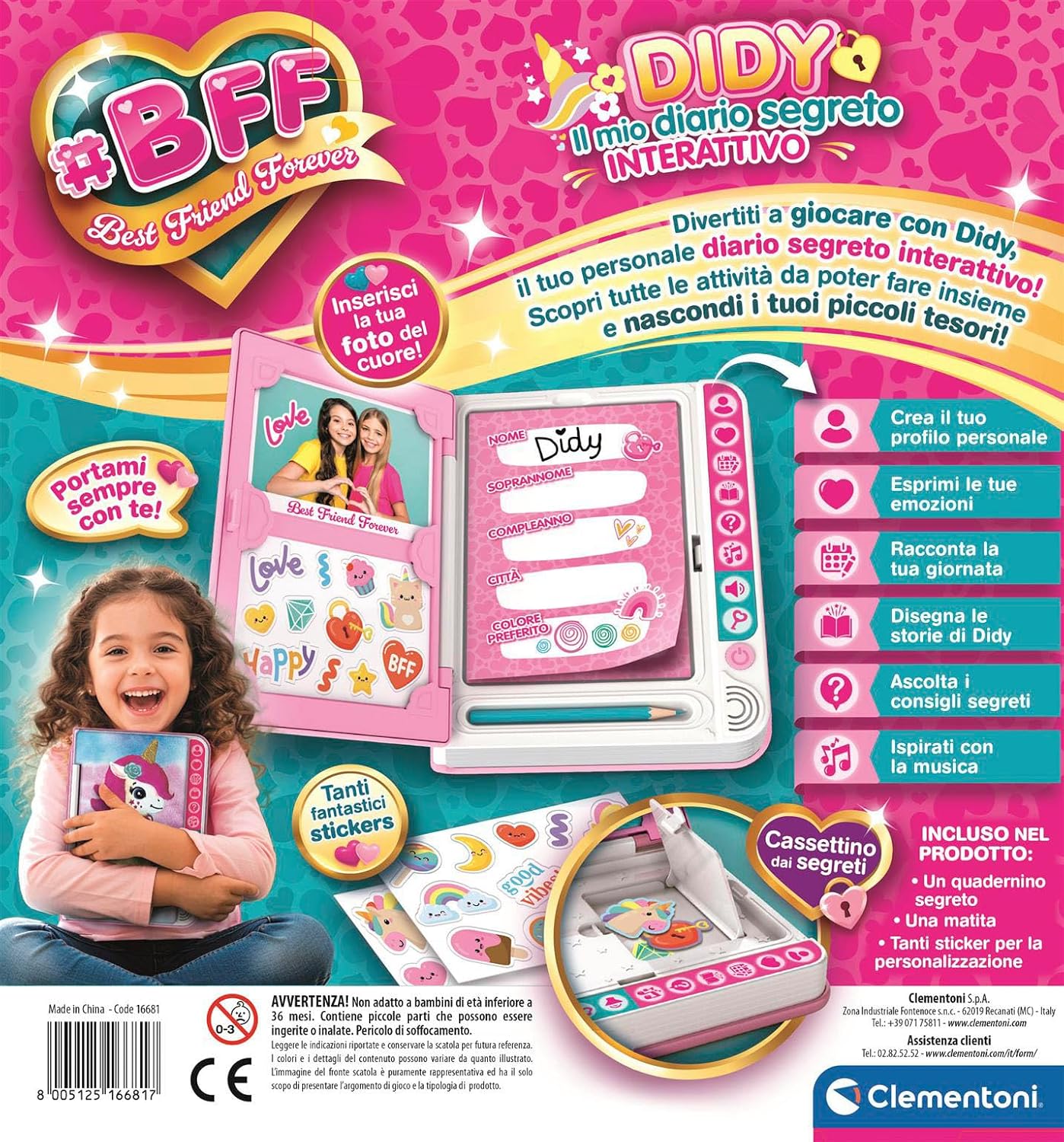 BBF Didy - Il mio diario segreto interattivo con 6 modalità di gioco - Image 6