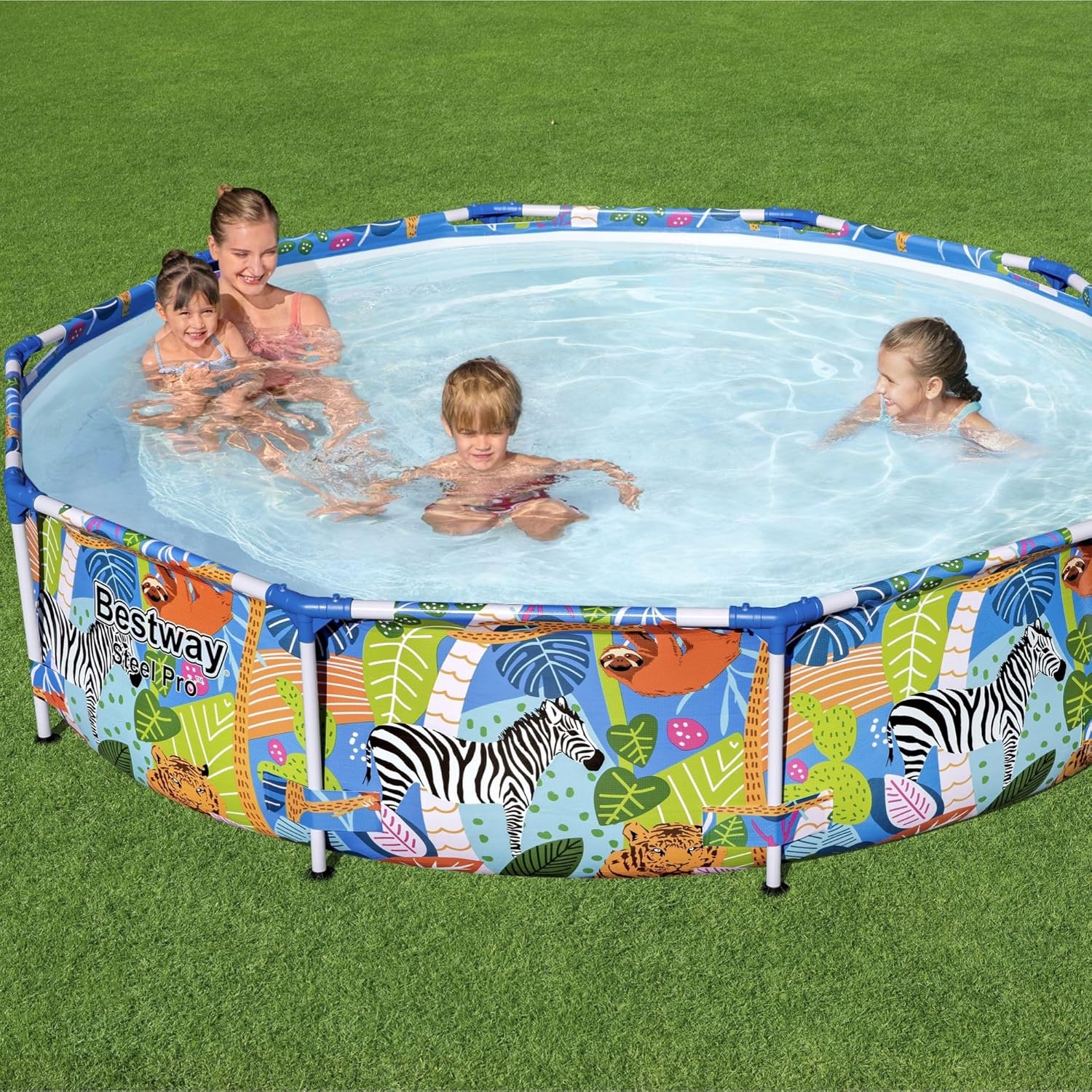Piscina Fuori Terra Rotonda effetto Savana - Image 4