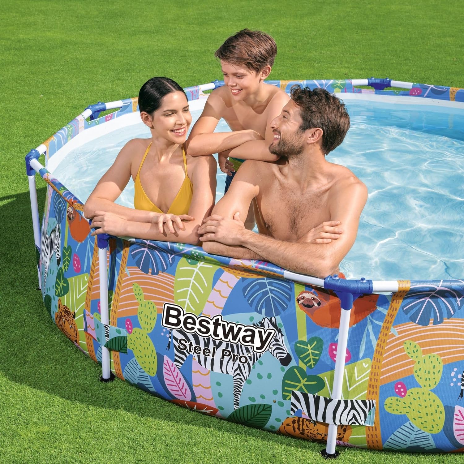 Piscina Fuori Terra Rotonda effetto Savana - Image 5