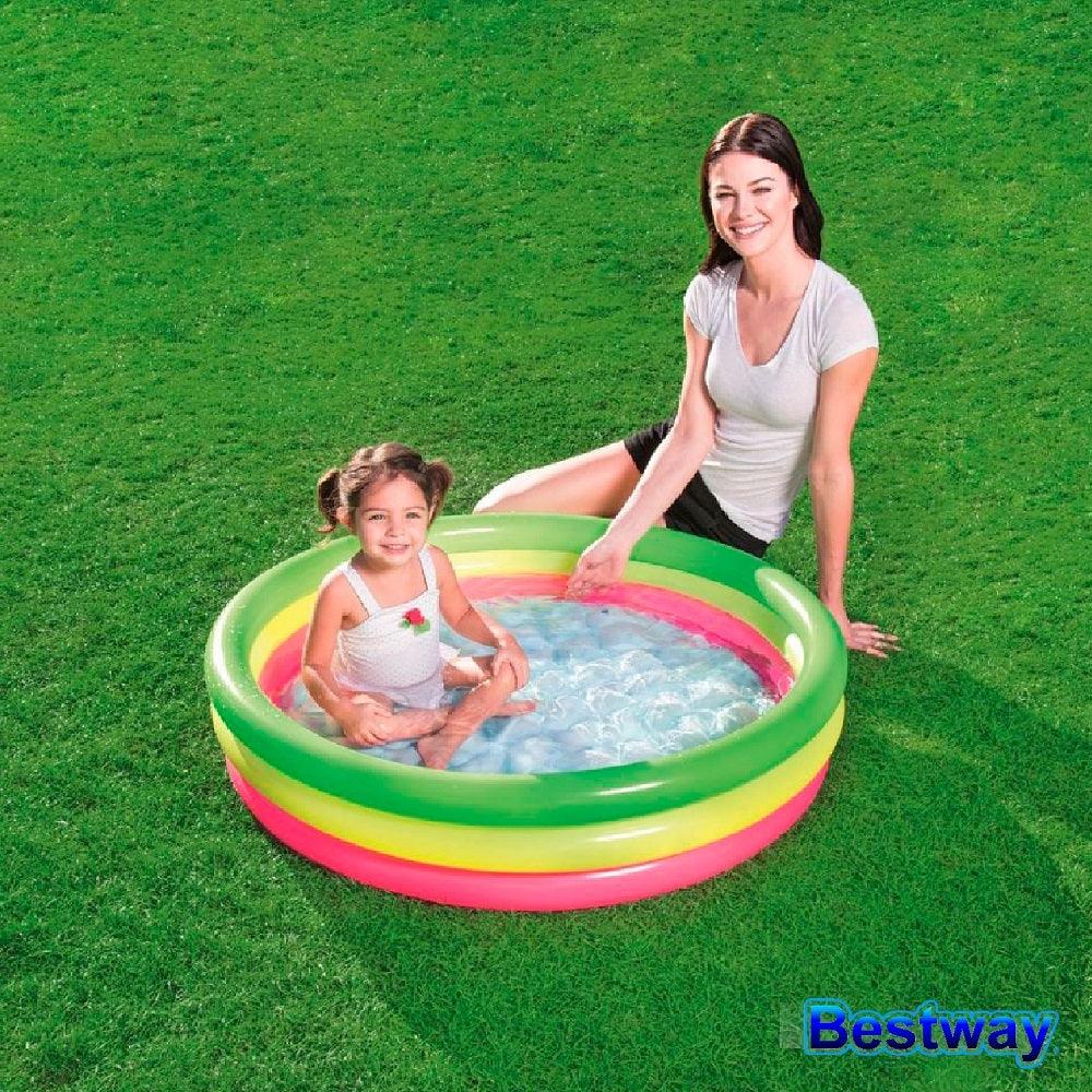 Bestway - Piscina Gonfiabile Colorata 3 Anelli 102X25cm - Image 3