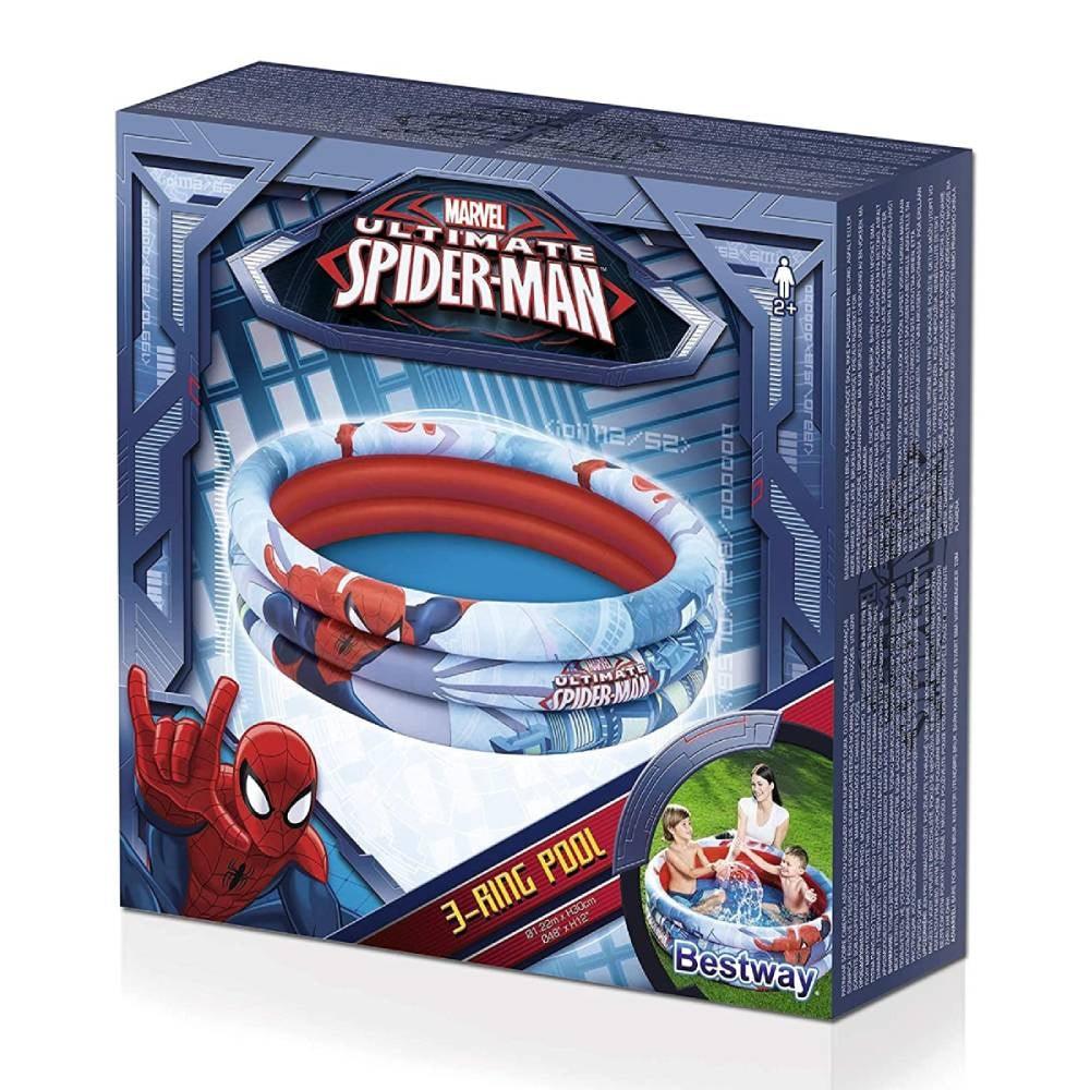 Bestway - Spiderman Piscina 3 Anelli 122x30 Cm - Image 3