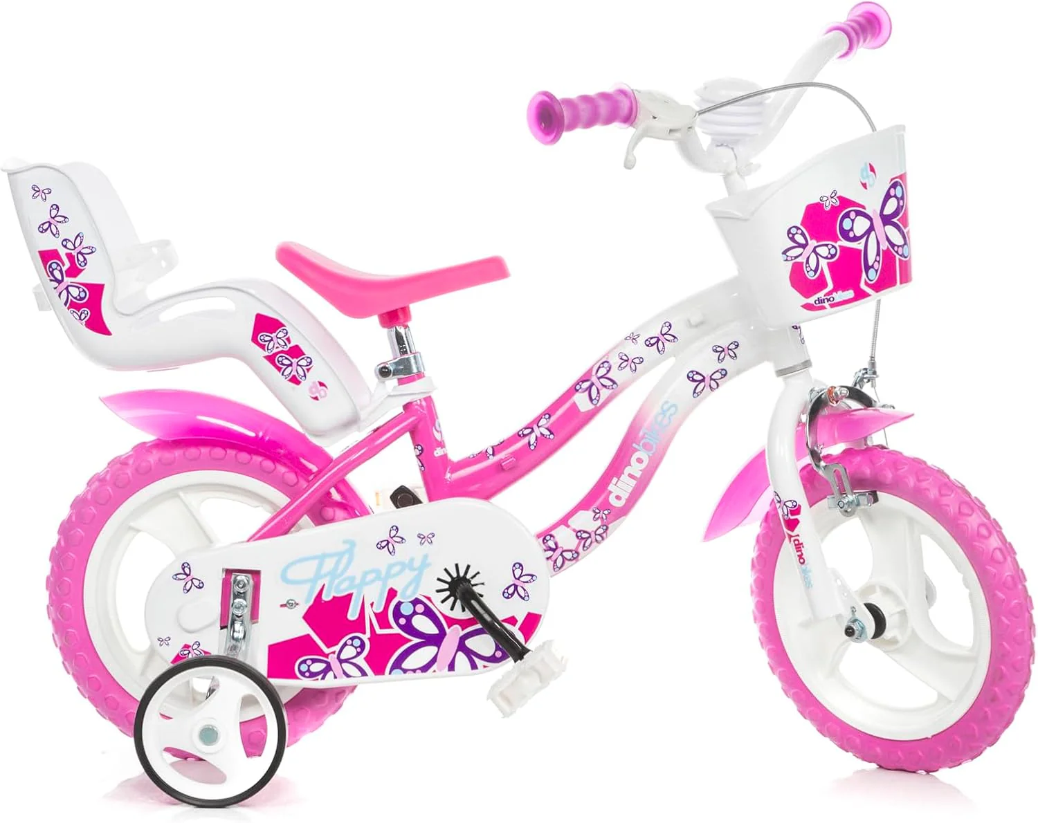 Bici per bambina Flappy 12" con freno anteriore e gomme in EVA