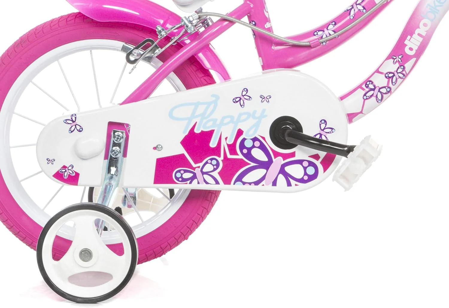 Bici per bambina Flappy 14" con doppi freni e ruote in acciaio - Image 3