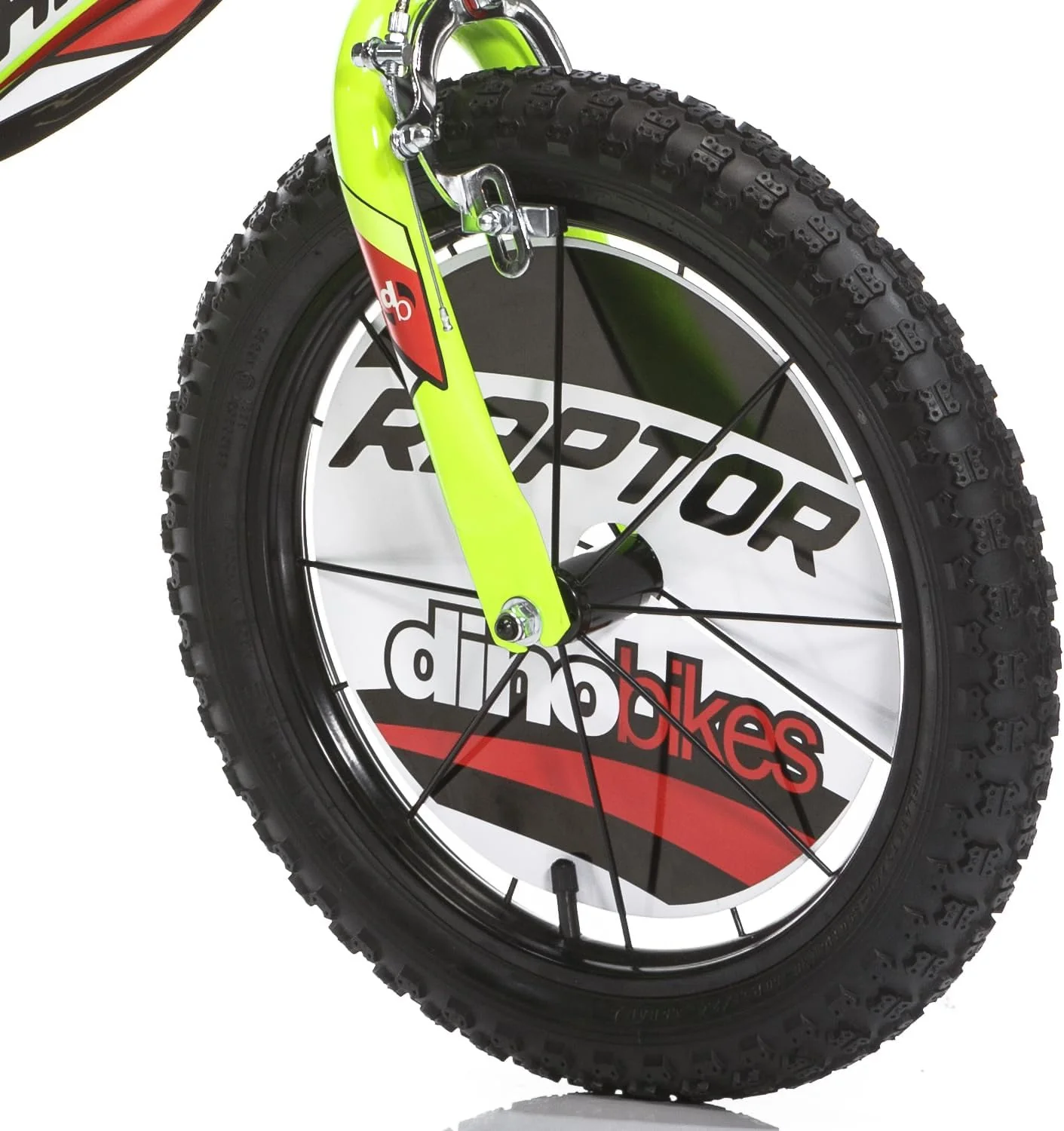 Bici per bambino Raptor 16" con doppi freni, telaio e ruote in acciaio - Image 3