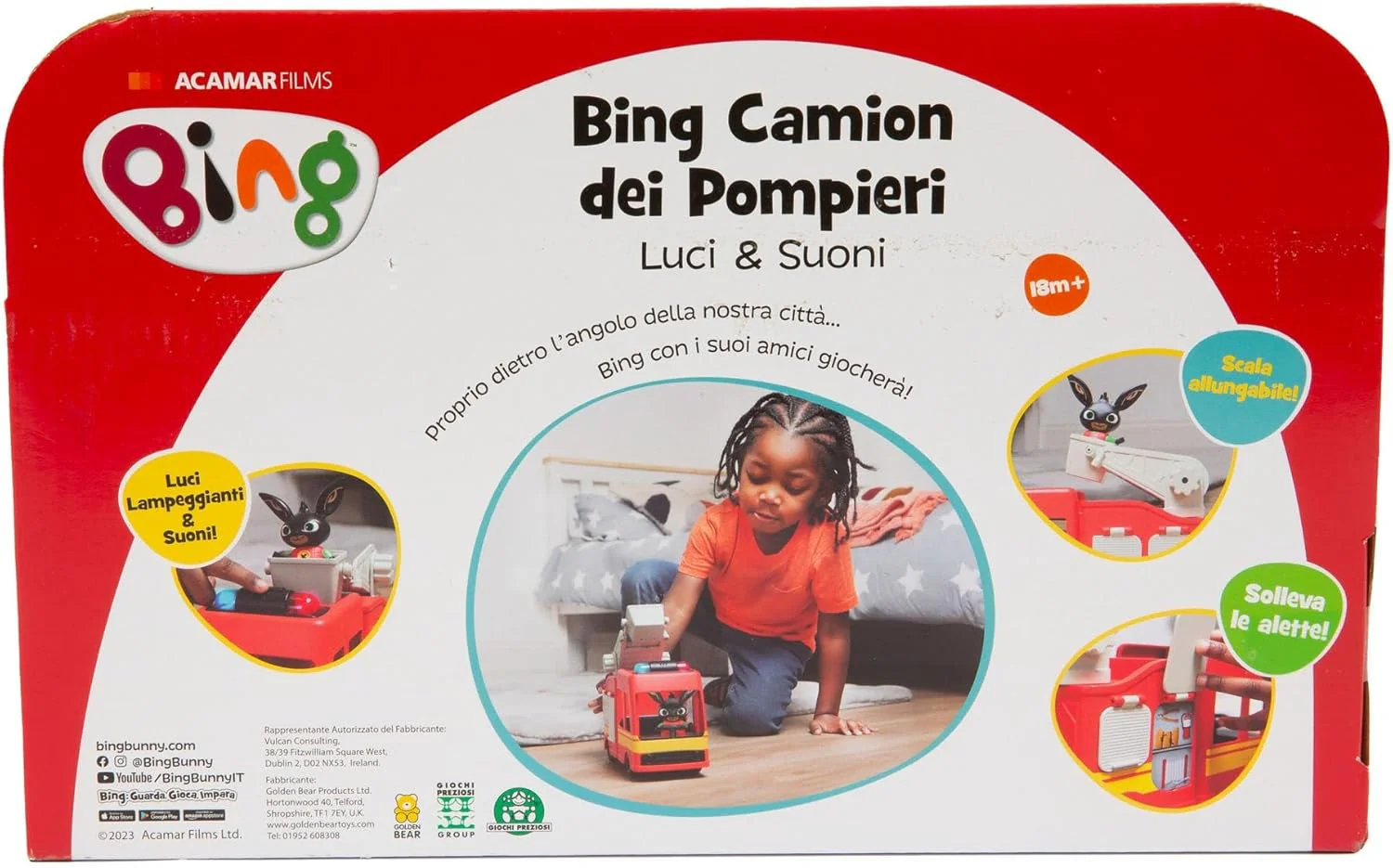 Bing - Camion dei Pompieri con Luci e Suoni - Image 3