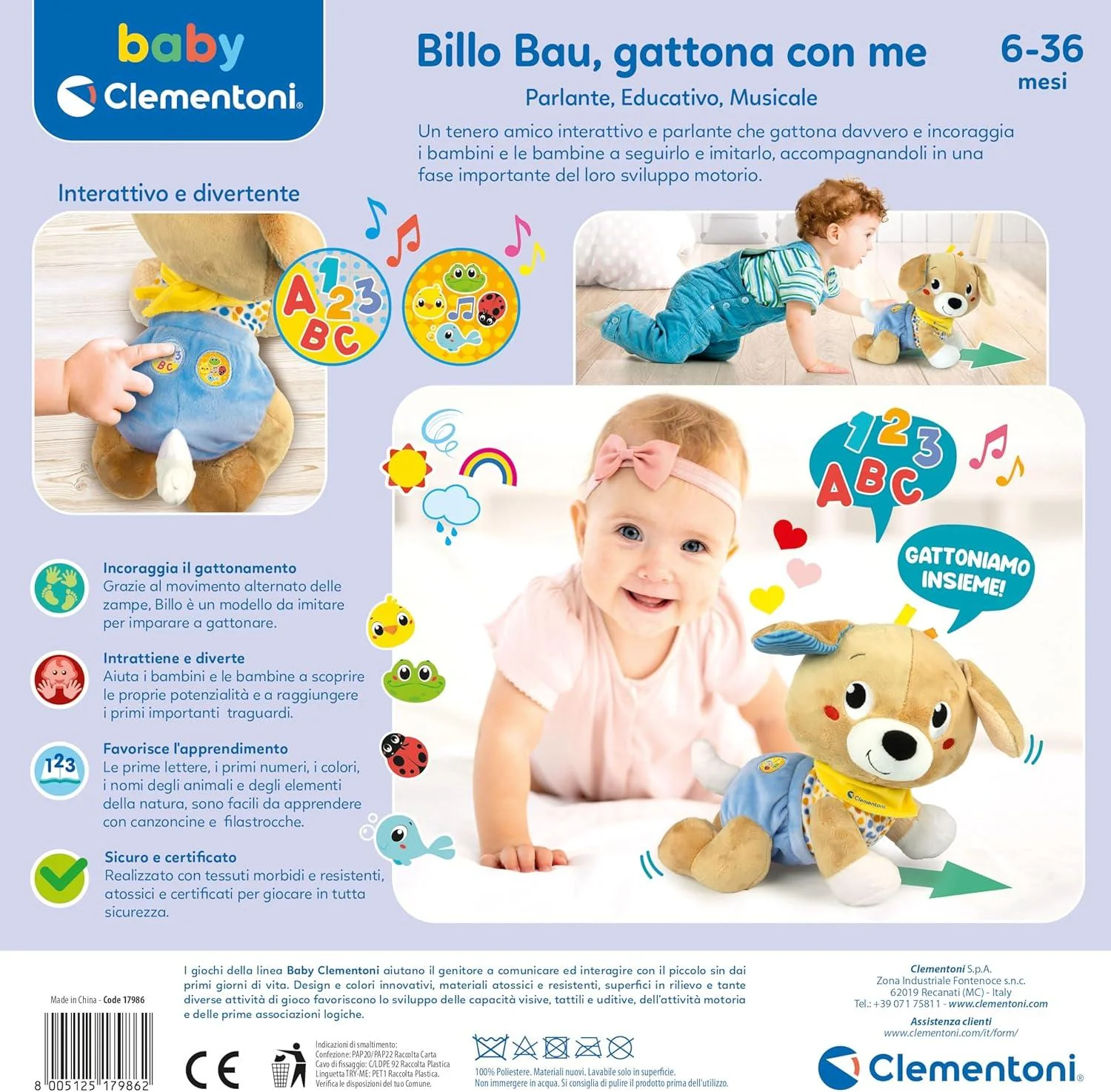 Clementoni - Cagnolino Gattona con Me - Image 6