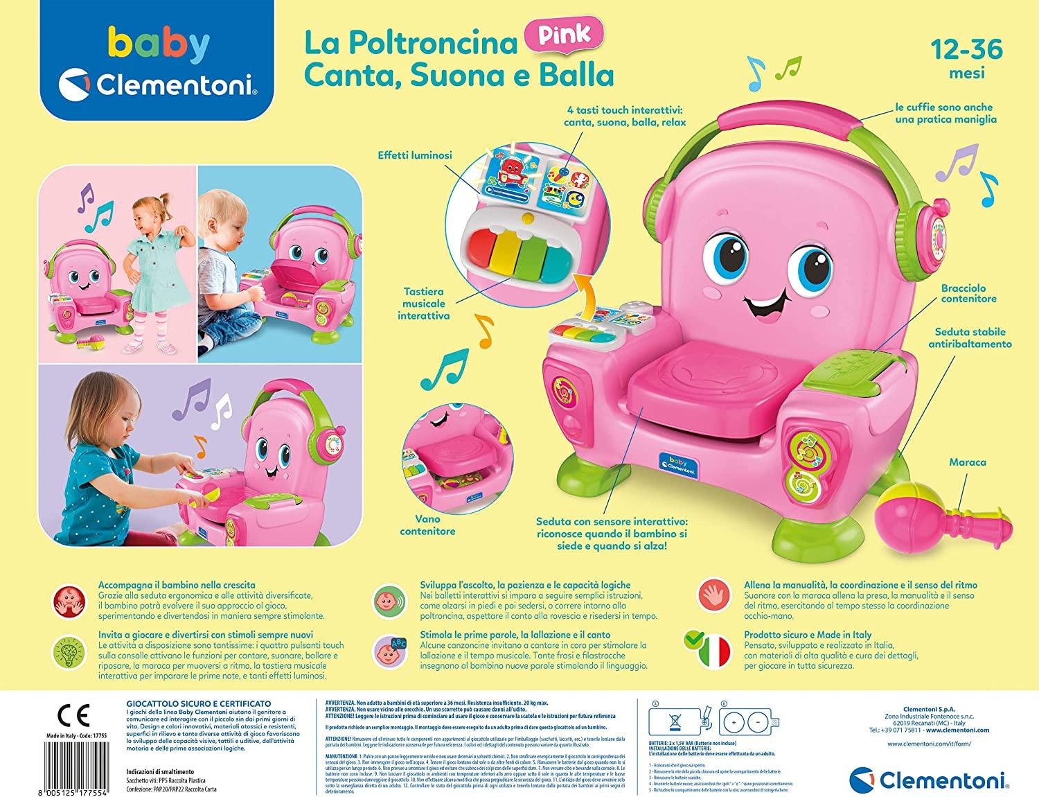 Clementoni - Canta Suona E Balla Poltroncina Rosa - Image 3