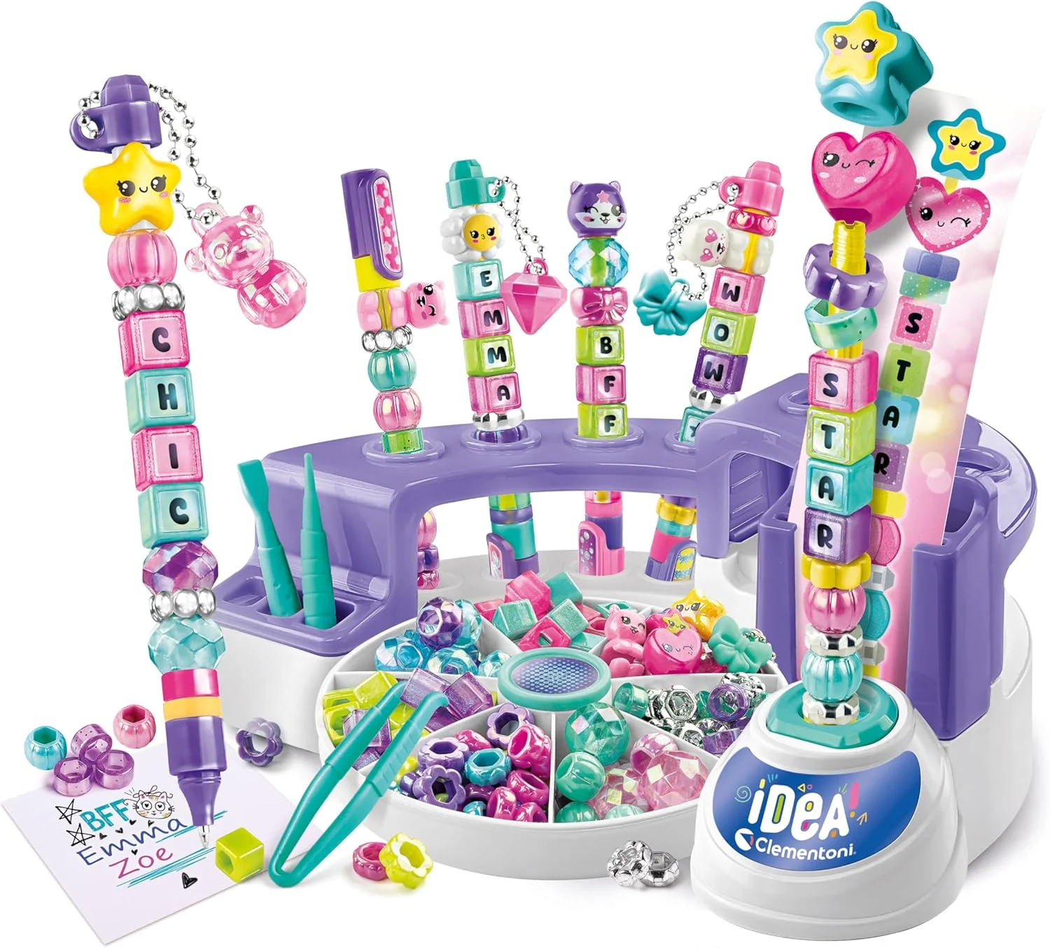 Clementoni Idea - Laboratorio delle Penne Message con 100+ accessori e 8 penne personalizzabili - Image 2