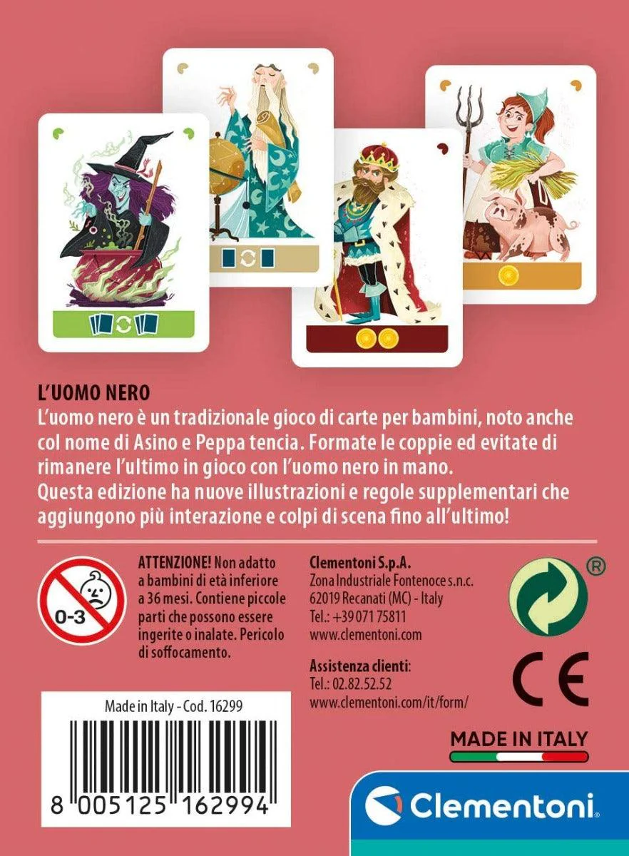 Clementoni - Uomo Nero Gioco di Carte per Bambini - Image 6