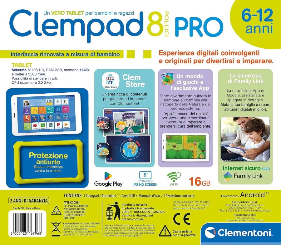Clempad  8" Pro 6-12 Anni - Image 3