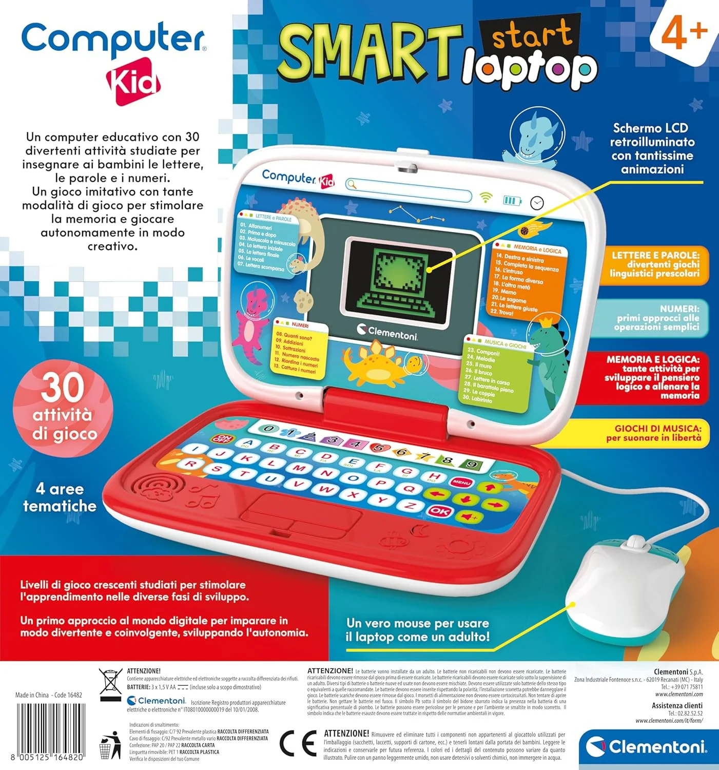 Computer Kid - Smart Start Laptop con mouse e 30 attività educative - Image 4