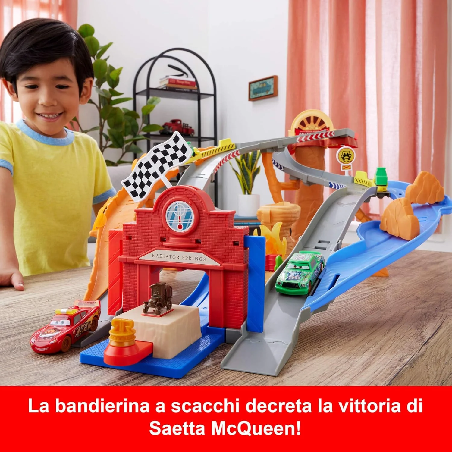 Disney Pixar Cars - Sfreccia E Soccorri  Playset Circuito Per Soccorso Stradale - Image 5