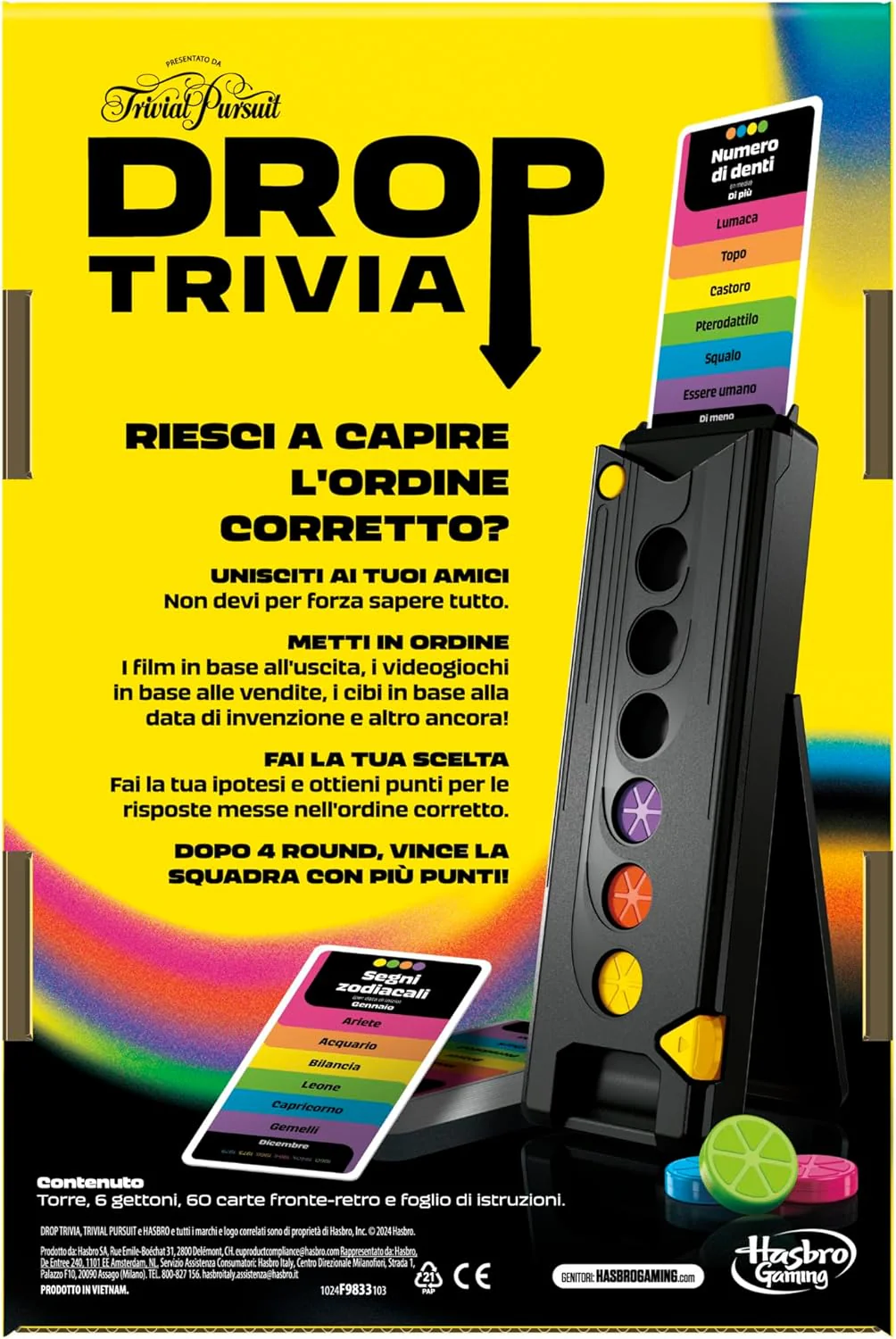 Drop Trivia - Gioco di società ispirato a Trivial Pursuit - Image 4