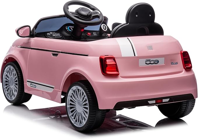 Fiat 500 Rosa Elettrica 12v - Image 3