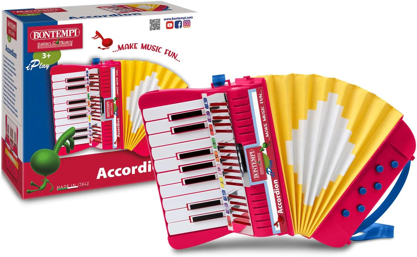 Fisarmonica a 17 Tasti con Tracolla