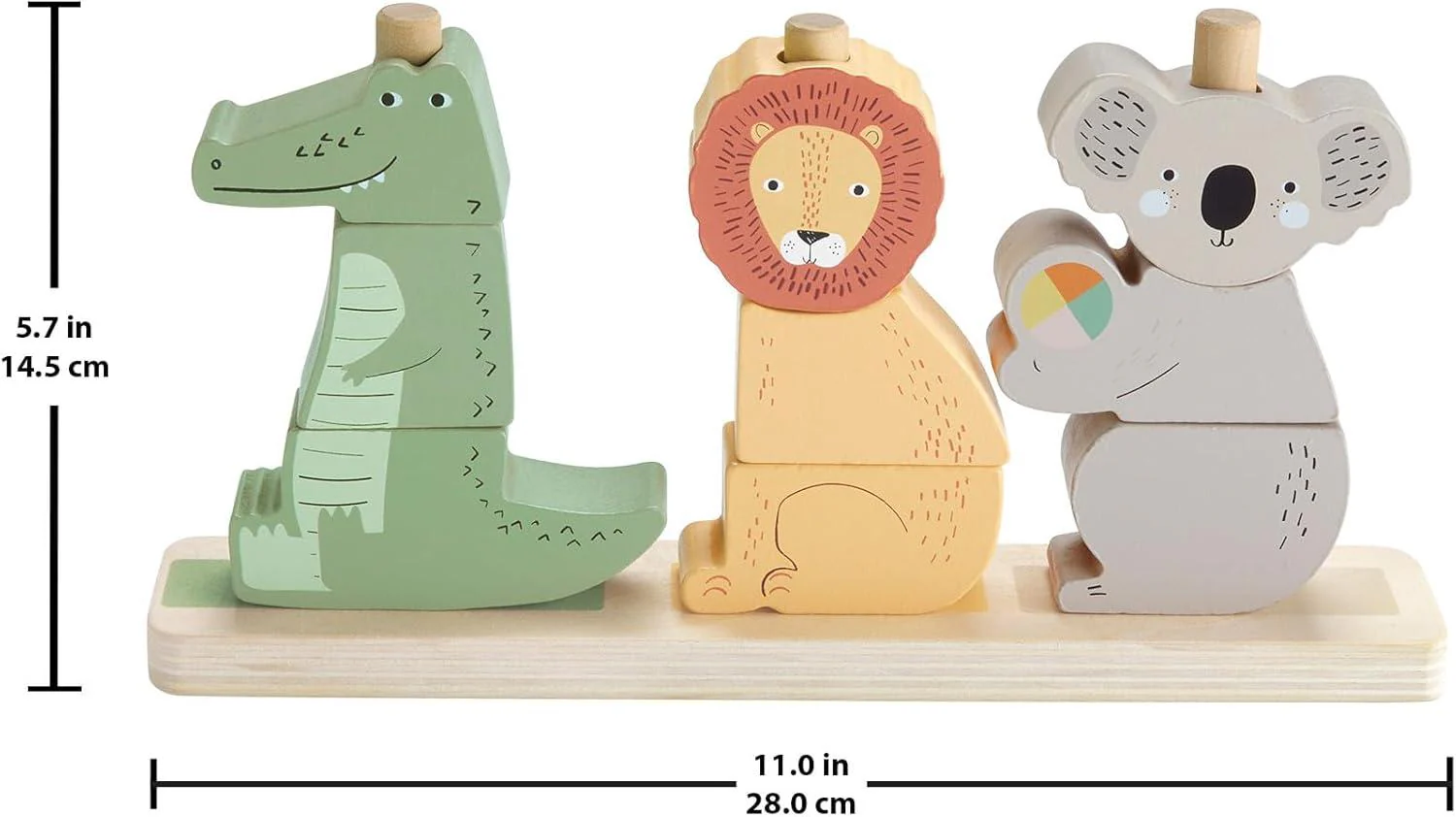 Fisher Price - Animali Impilabili in legno - Image 4