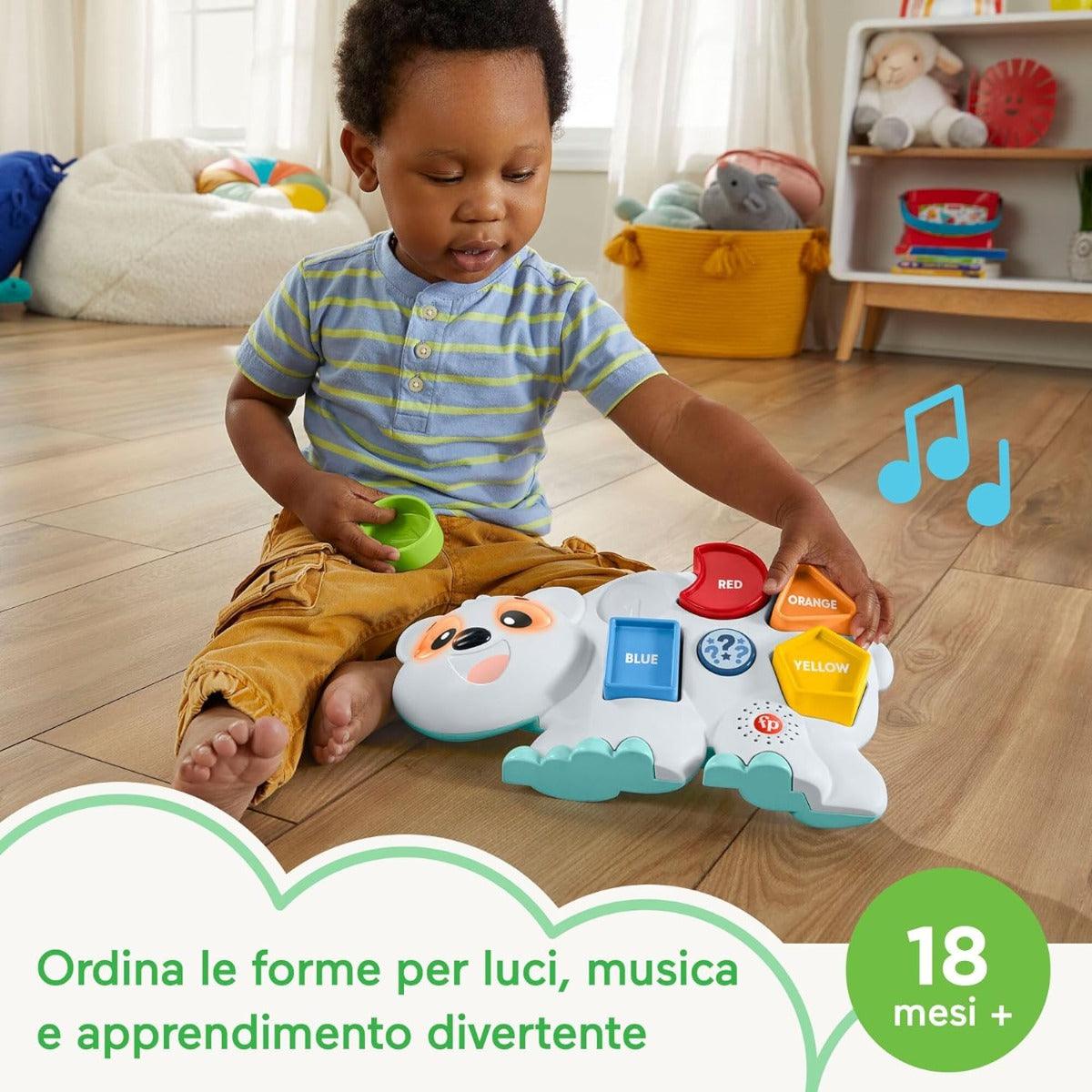Fisher Price - Parlamici Fabietto Orsetto Forme E Colori - Image 2