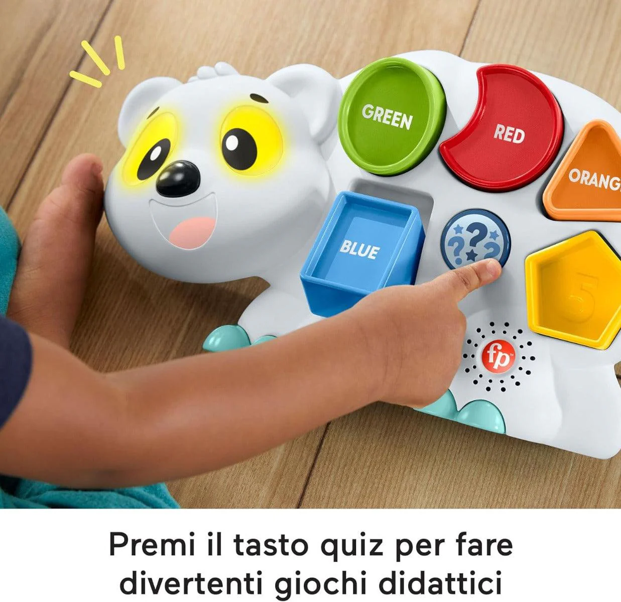 Fisher Price - Parlamici Fabietto Orsetto Forme E Colori - Image 3