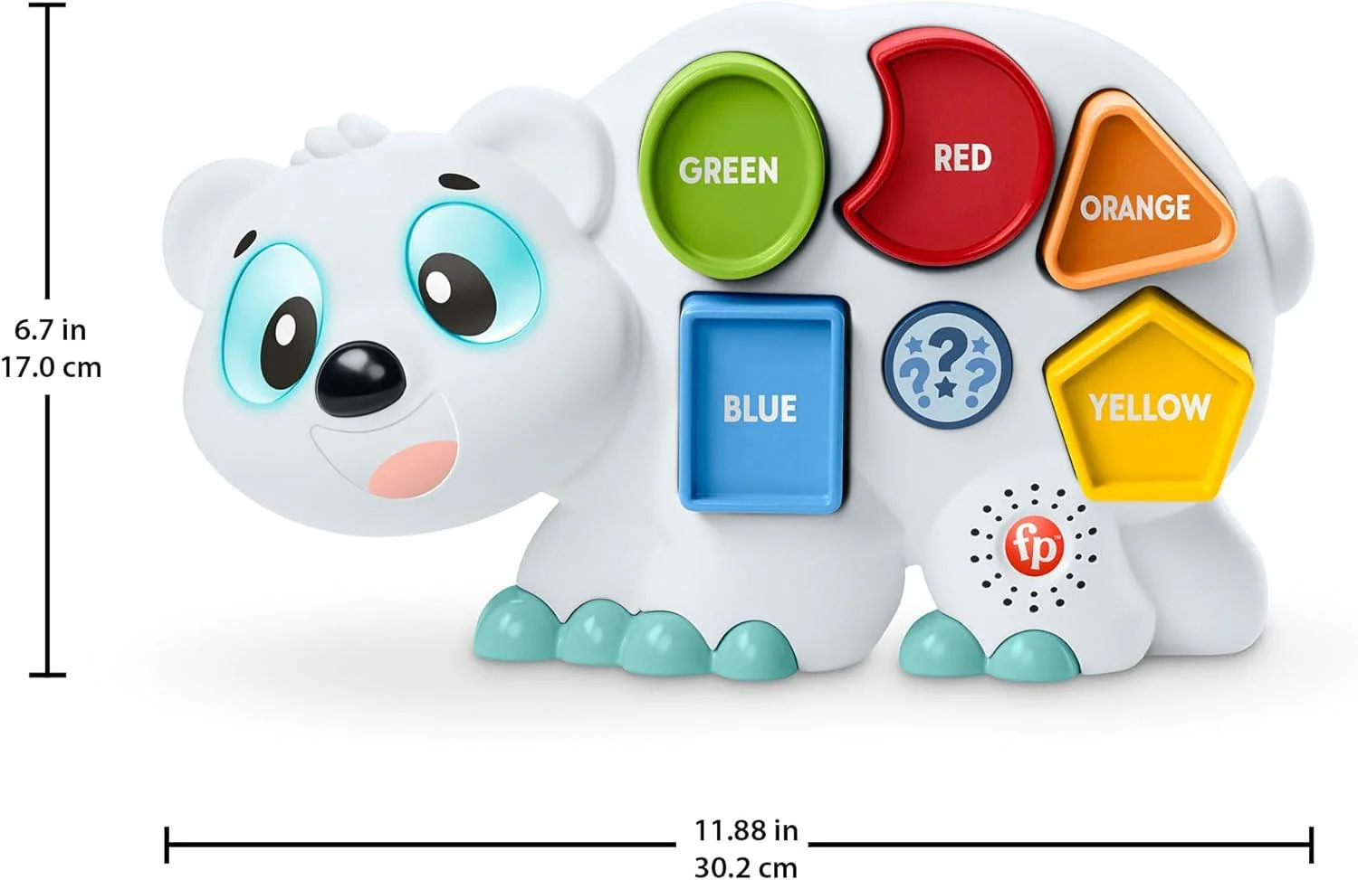 Fisher Price - Parlamici Fabietto Orsetto Forme E Colori - Image 7