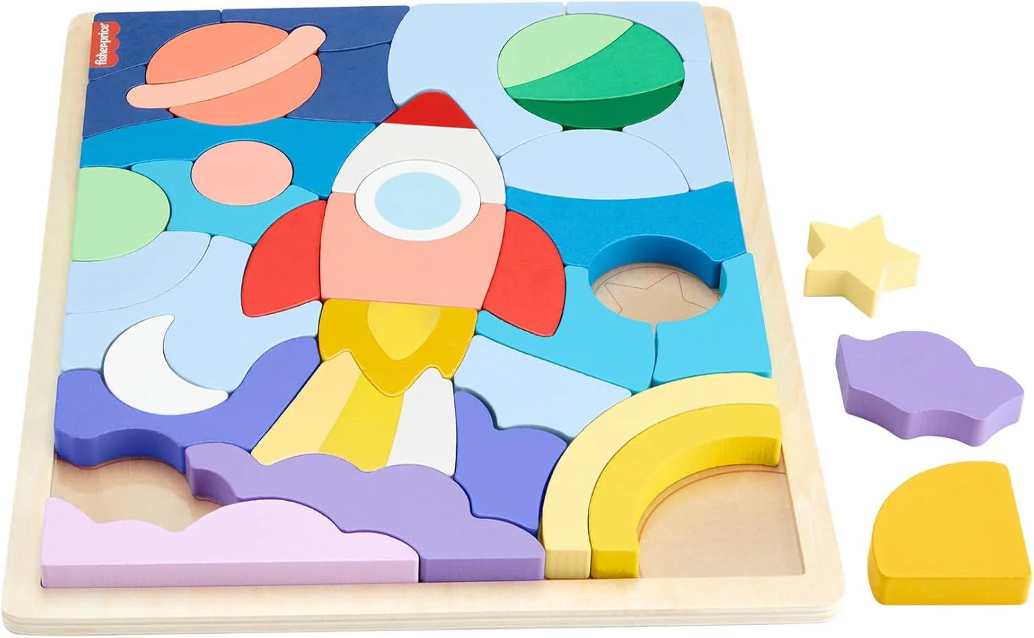 Fisher Price - Puzzle Astronave in legno
