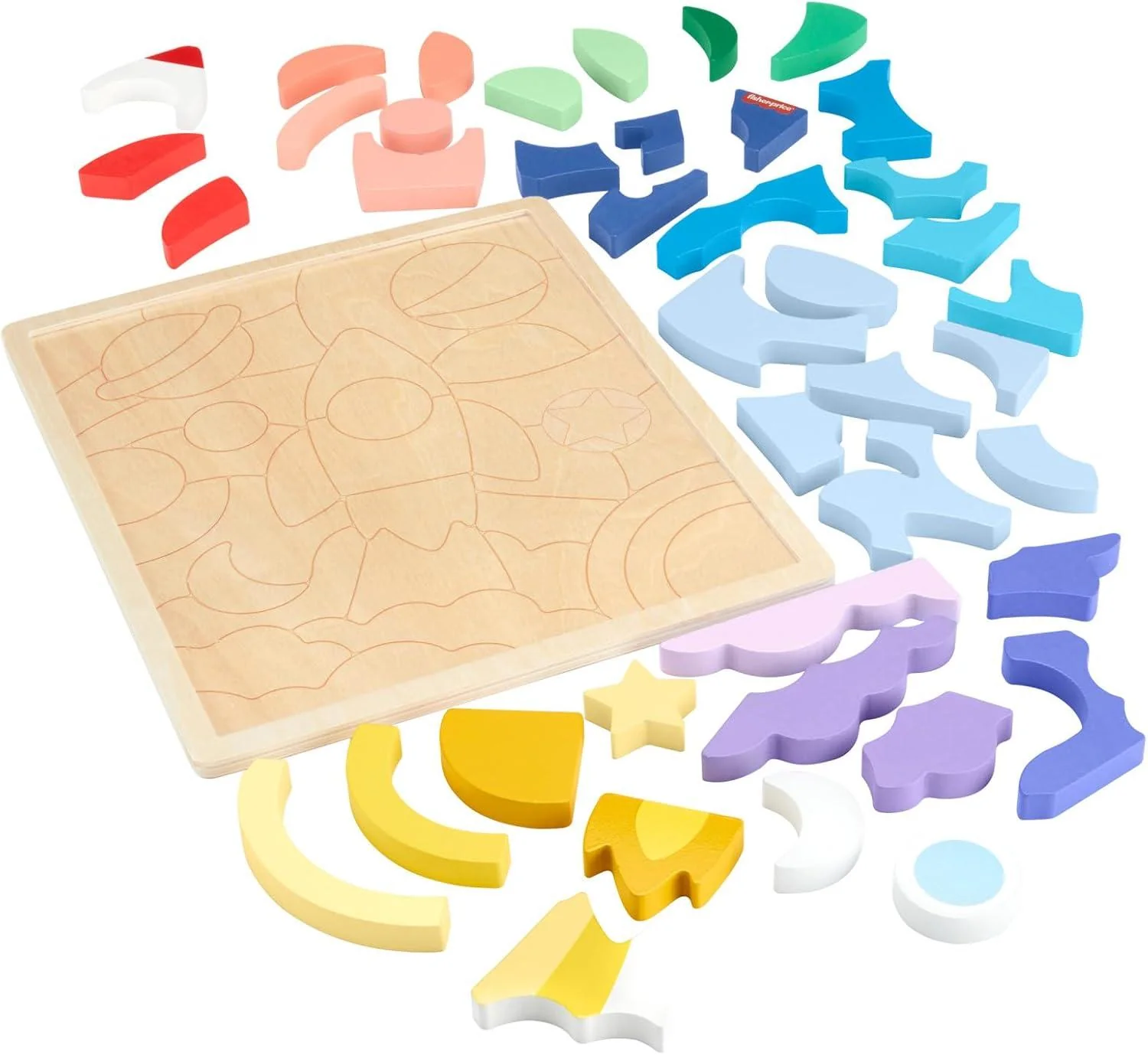 Fisher Price - Puzzle Astronave in legno - Image 3
