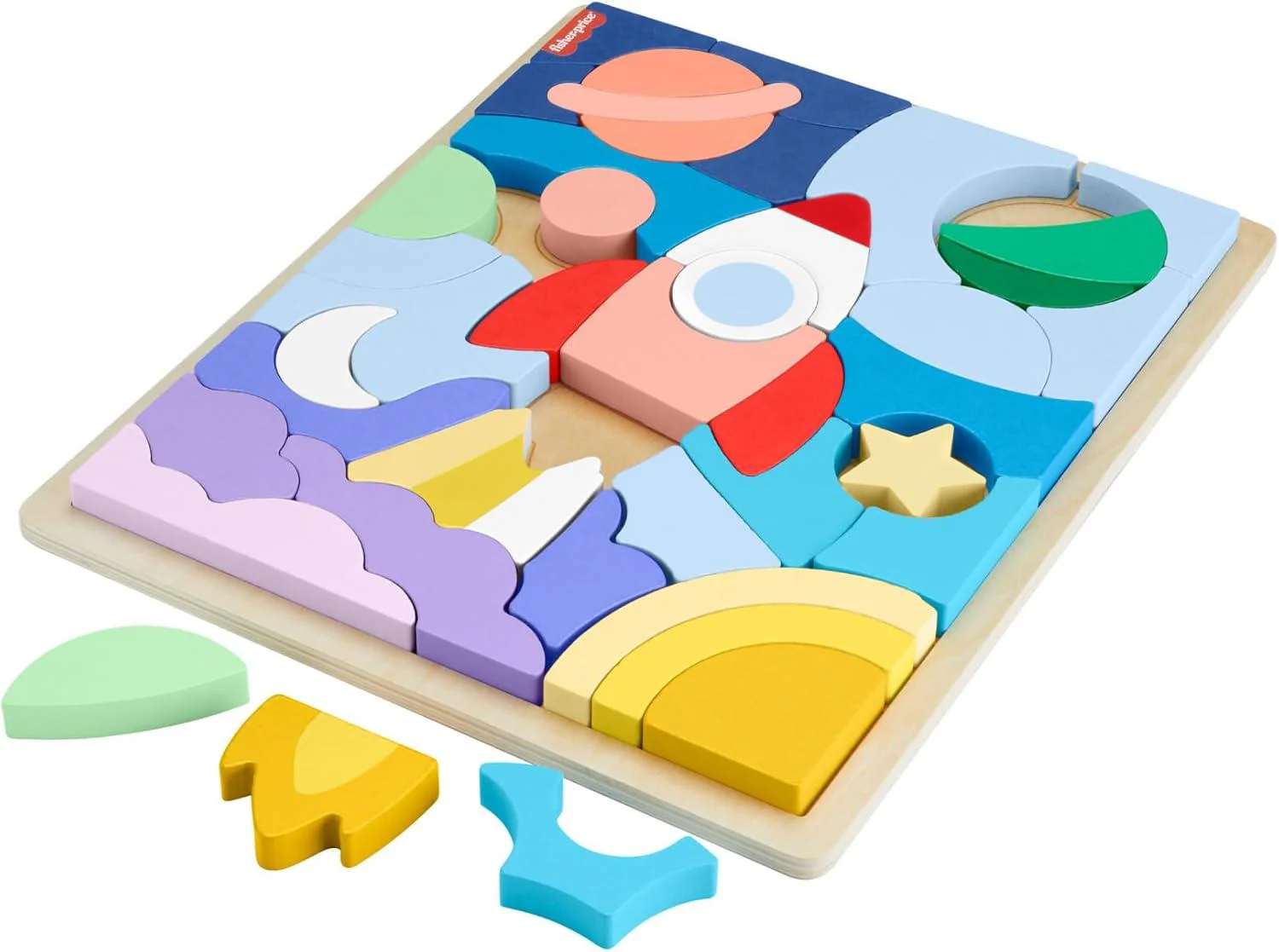Fisher Price - Puzzle Astronave in legno - Image 4