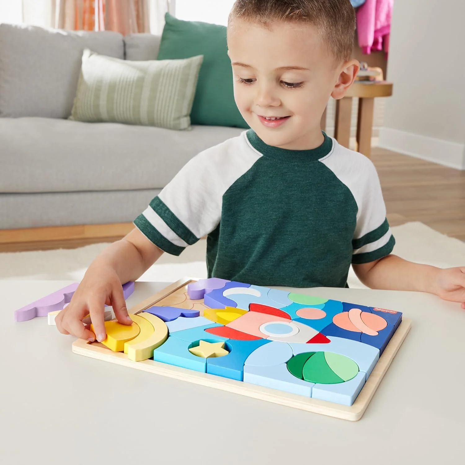 Fisher Price - Puzzle Astronave in legno - Image 5