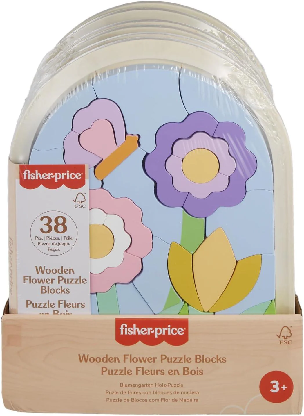 Fisher Price - Puzzle Fiori in legno - Image 4