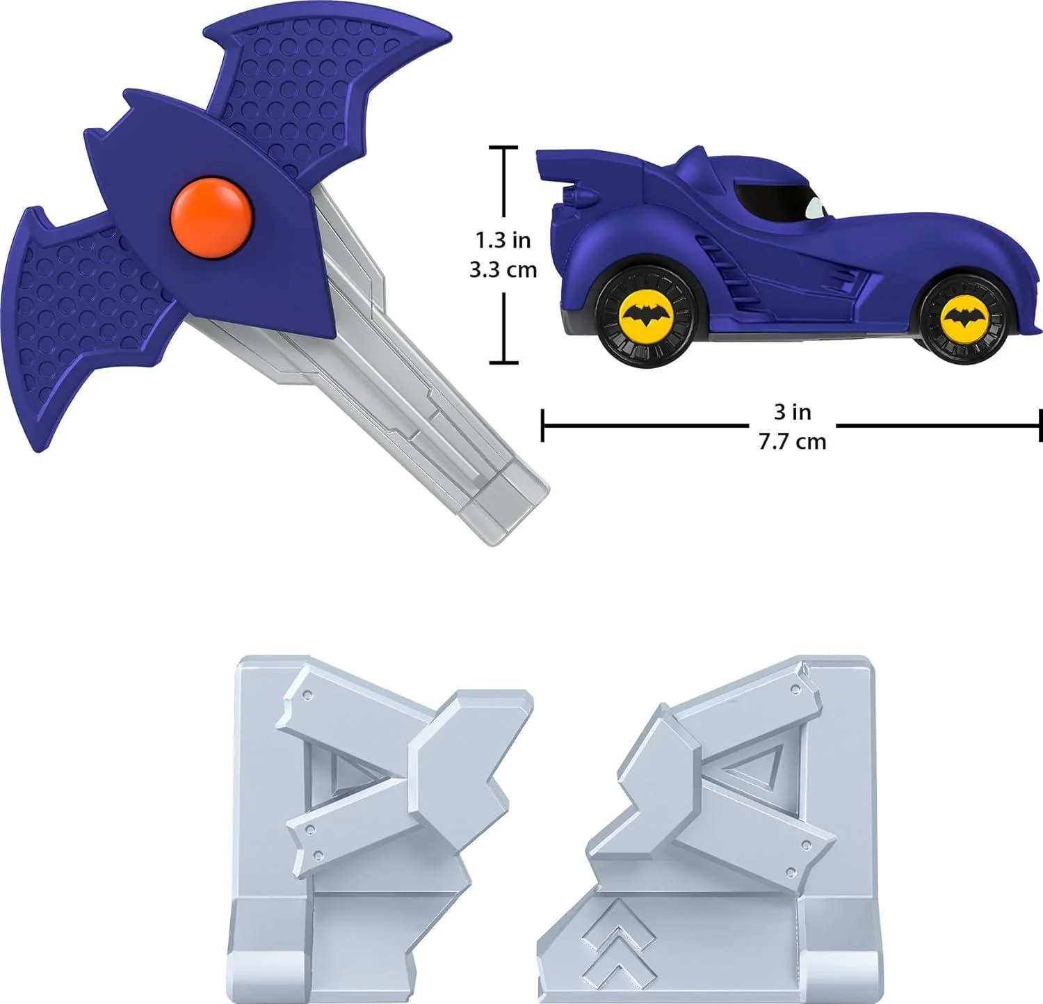 Fisher Price - Batwheels Veicoli Lancia e Colpisci 1:55 - Image 4