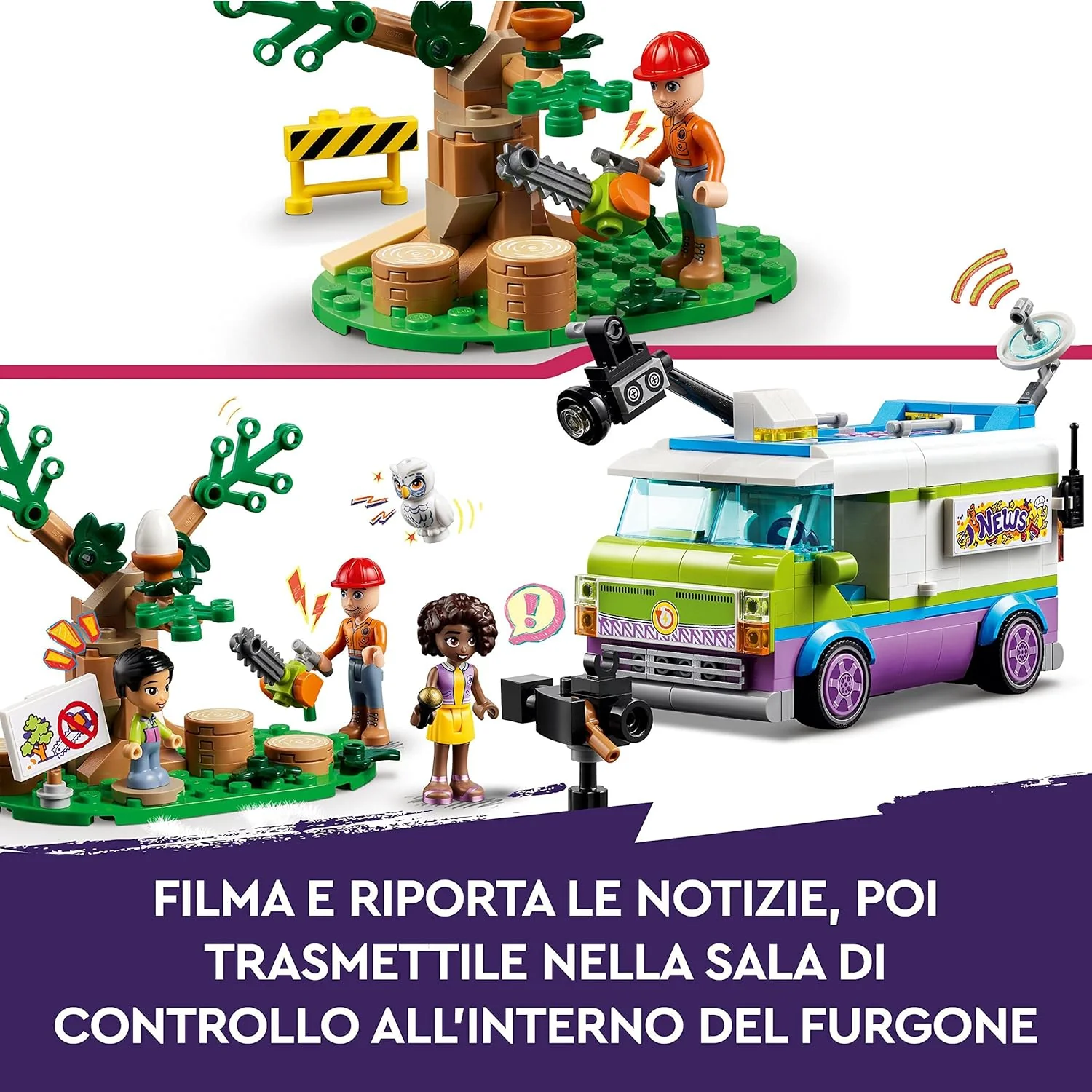 Lego Friends - Furgone della troupe televisiva 41749 - Image 5