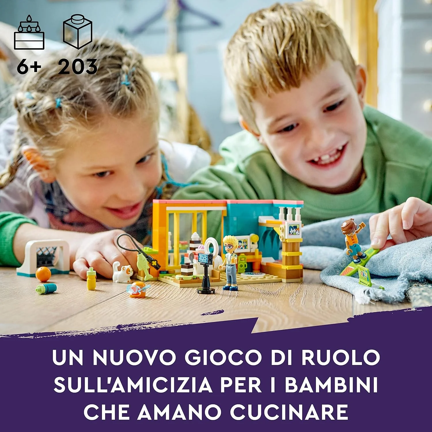 Lego Friends - La Cameretta di Leo 41754 - Image 4