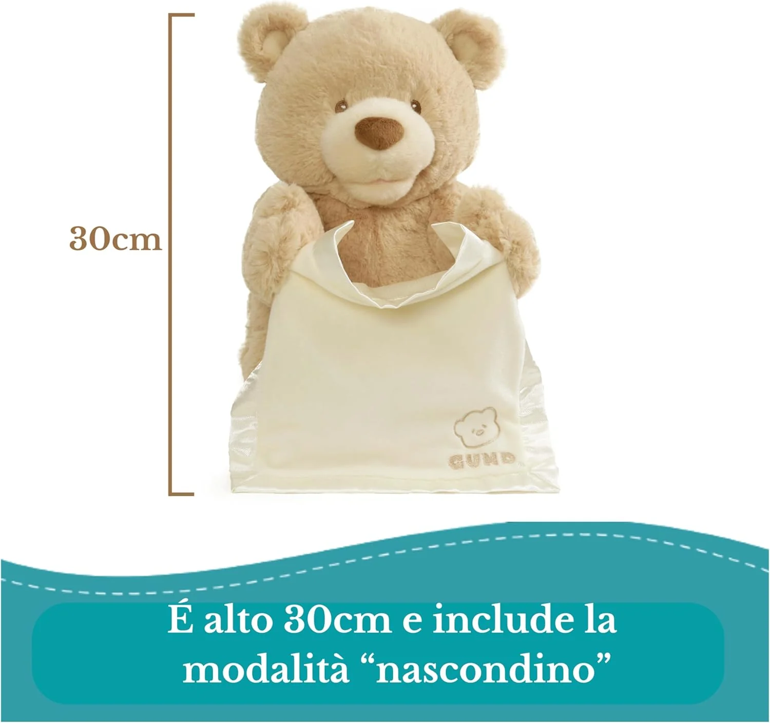 Gund Momo l'Orsetto Peluche Interattivo parlante - Image 3