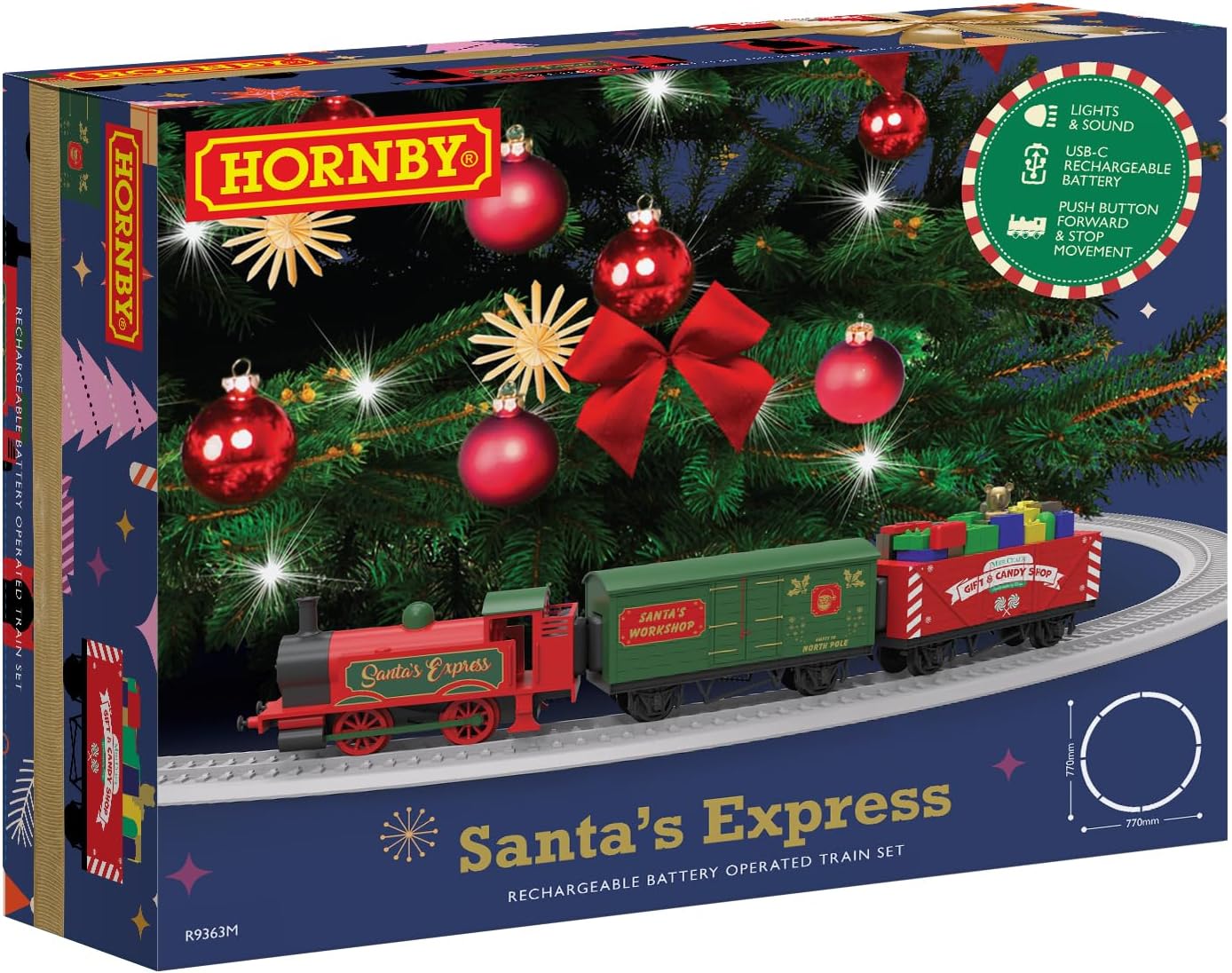 Hornby - Santa's Express Set trenino ricaricabile a batteria - Image 2