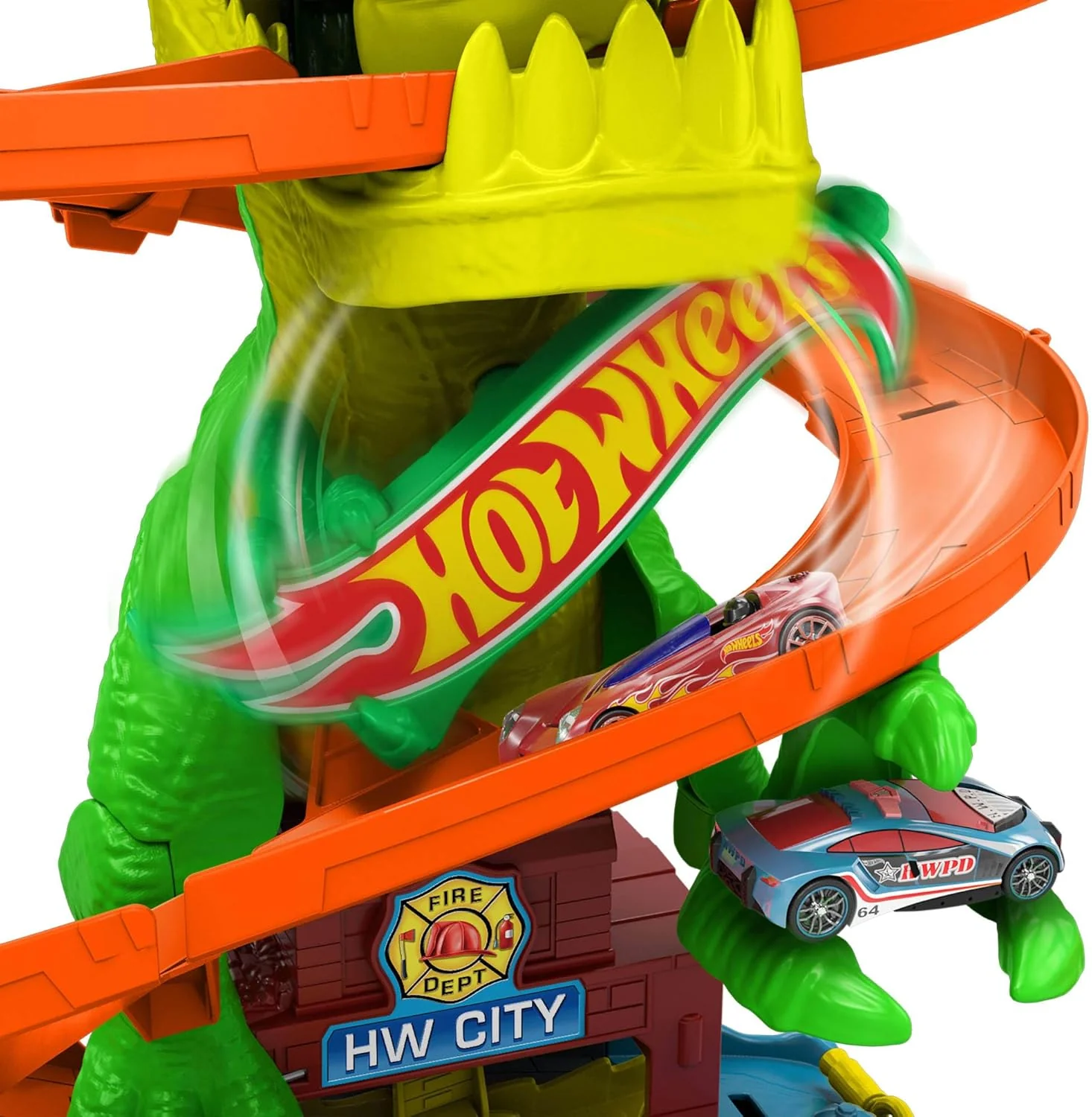 Hot Wheels City - Playset T-Rex Battaglia Infuocata - Image 3