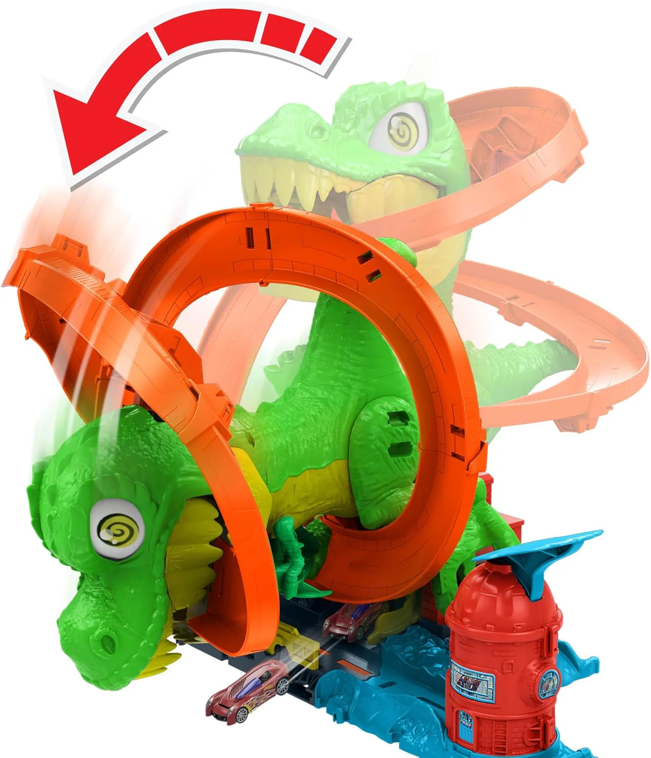Hot Wheels City - Playset T-Rex Battaglia Infuocata - Image 4