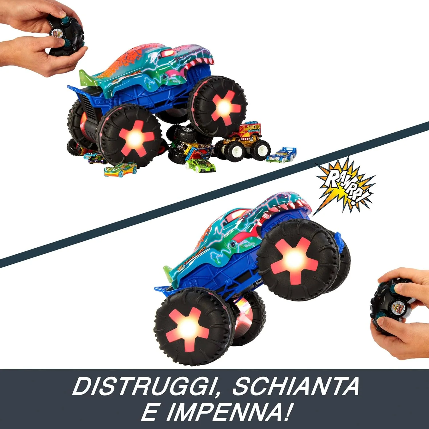 Hot Wheels - Mega Wrex Gigante Radiocomandato 1:15 - Image 5