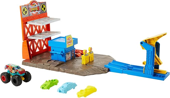 Hot Wheels - Monster Trucks Playset Distruzione Suprema - Image 2