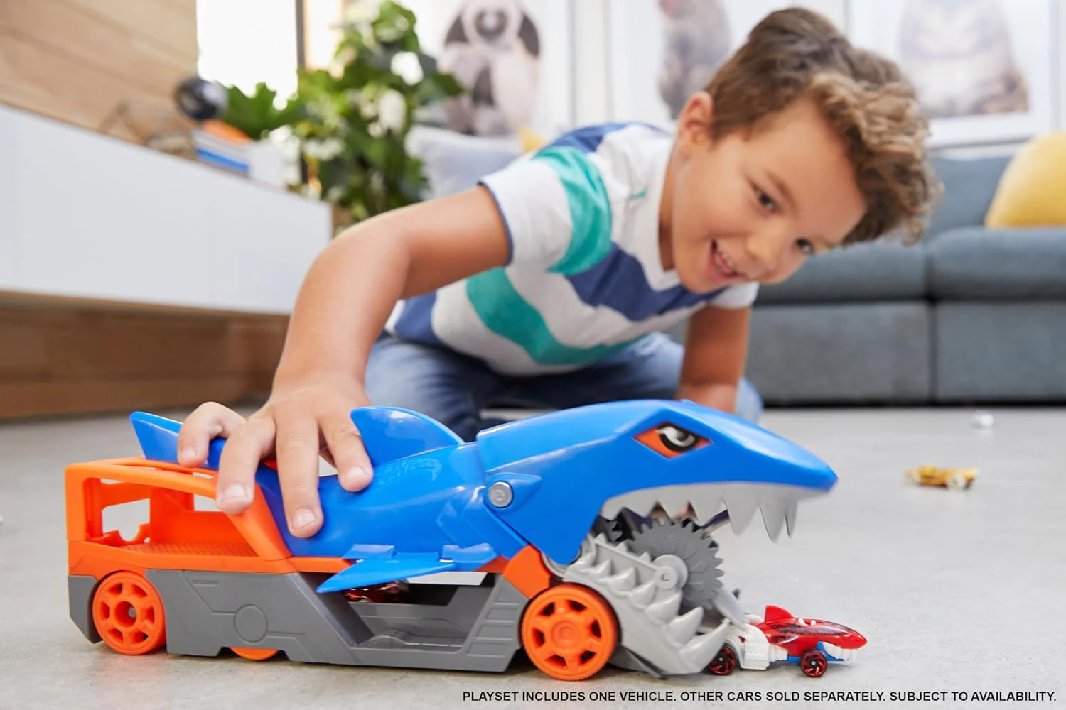 Hot Wheels - Playset Trasportatore Squalo Divoratore con Macchinina - Image 2